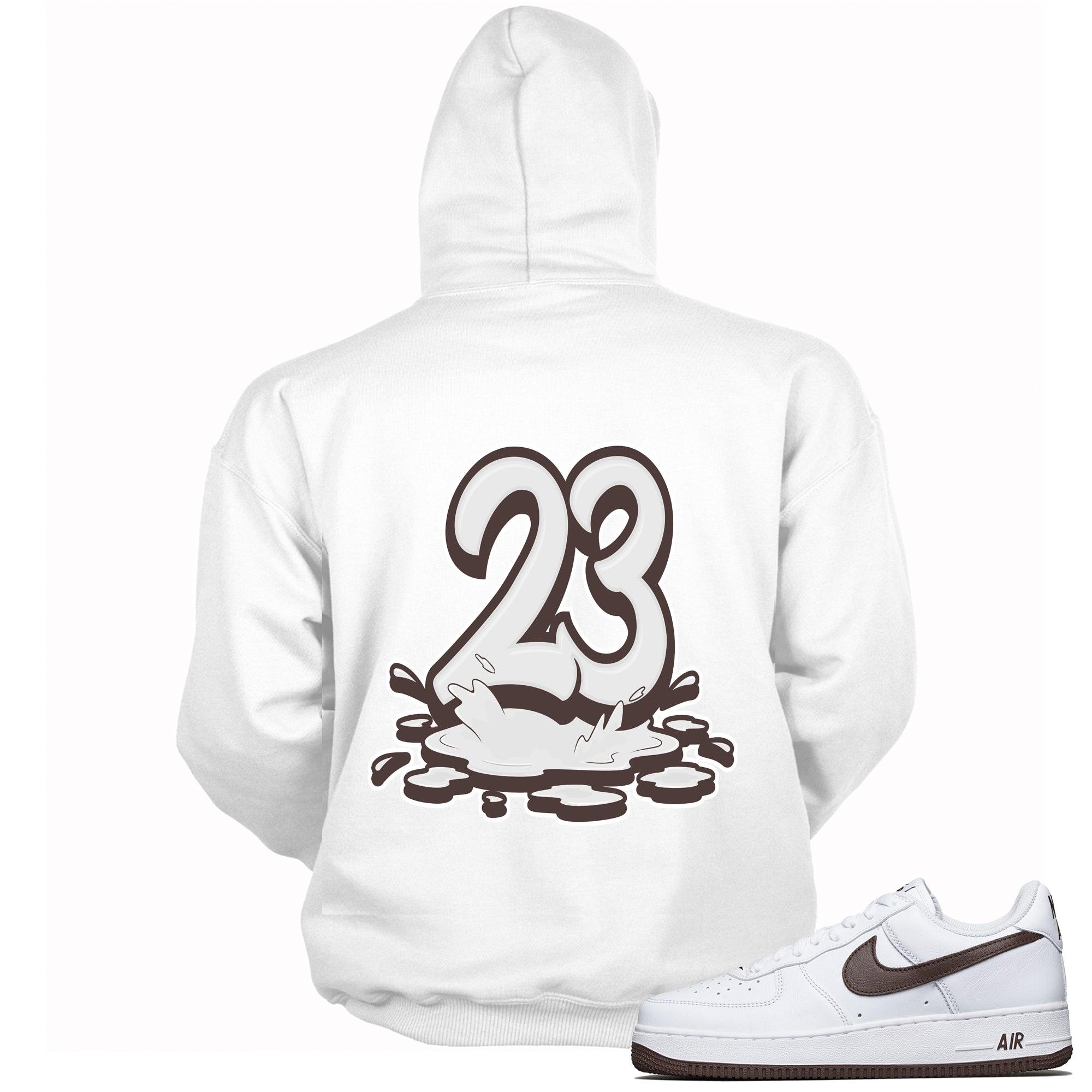 23 Melting Hoodie Nike Air Force 1 Low White Chocolate photo