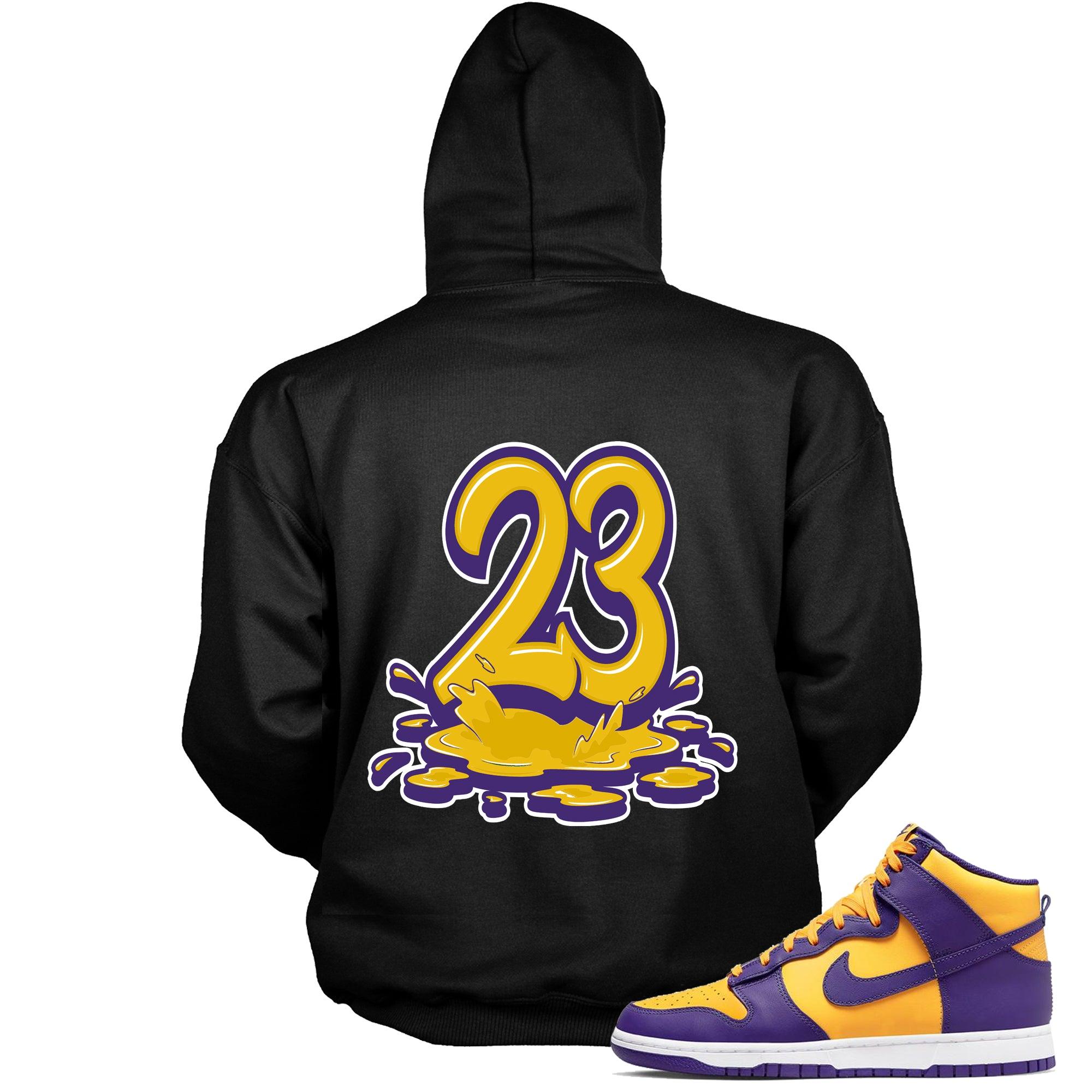 Number 23 Melting Hoodie Nike Dunk High Lakers photo