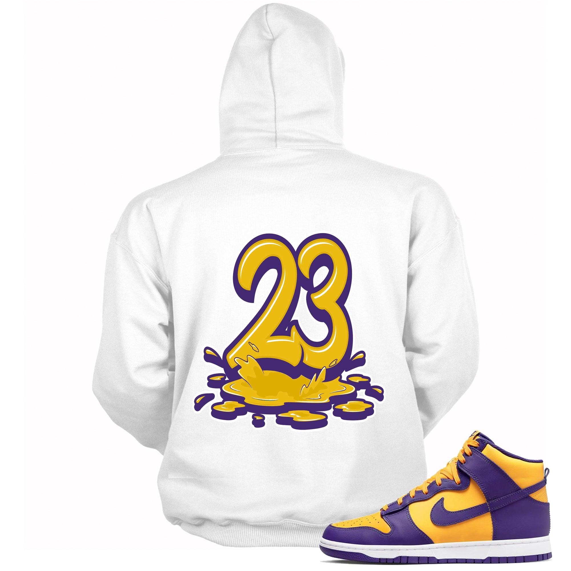 23 Melting Hoodie Nike Dunk High Lakers photo