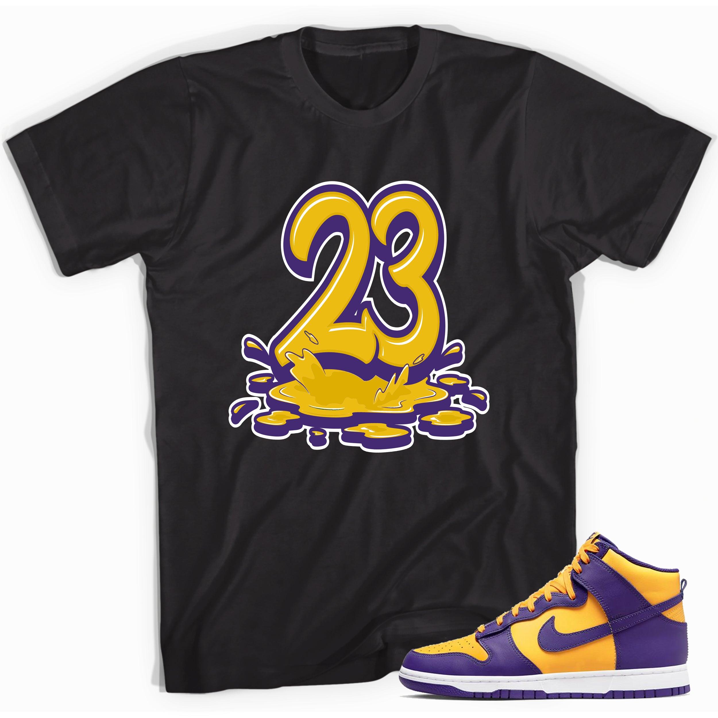23 Melting Shirt Nike Dunk High Lakers photo