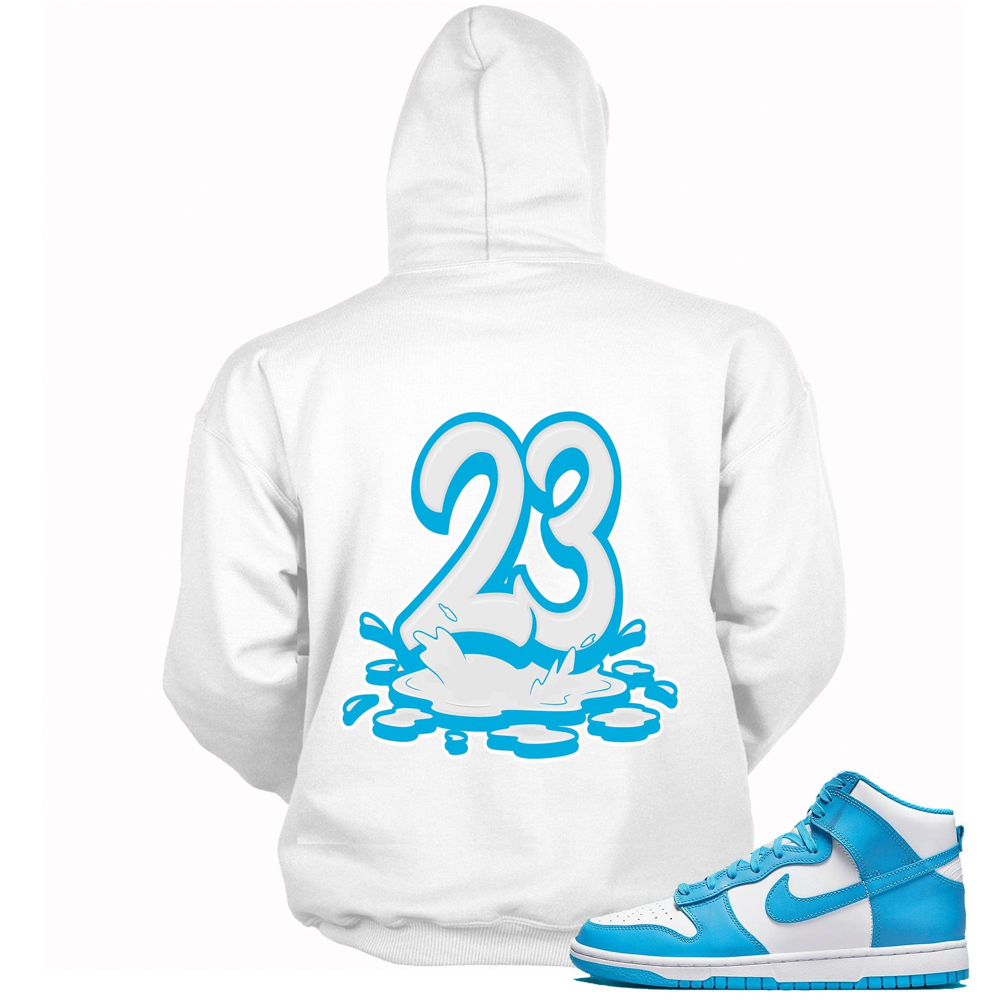 23 Melting Hoodie Nike Dunk High Retro Laser Blue photo