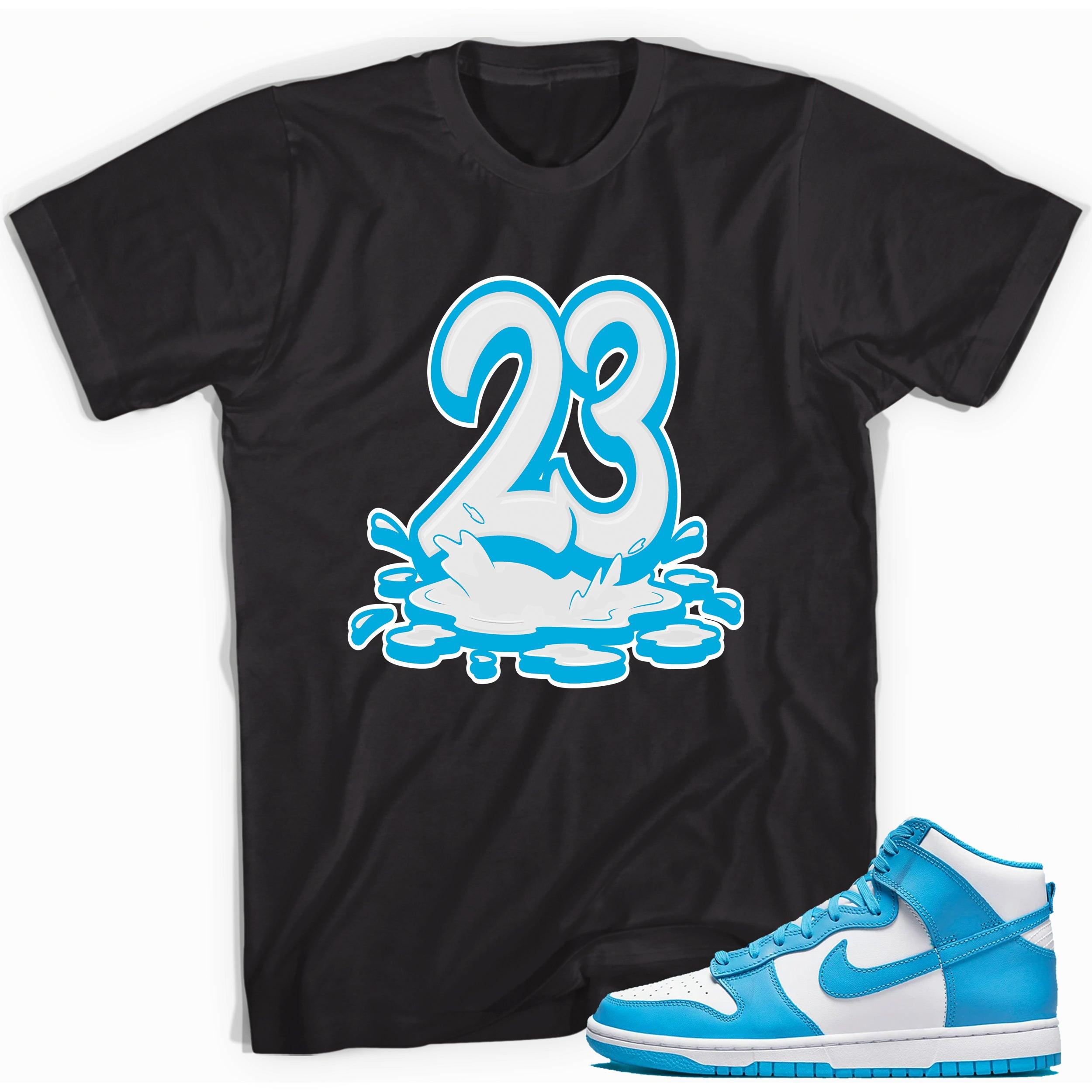 23 Melting Shirt Nike Dunk High Retro Laser Blue photo