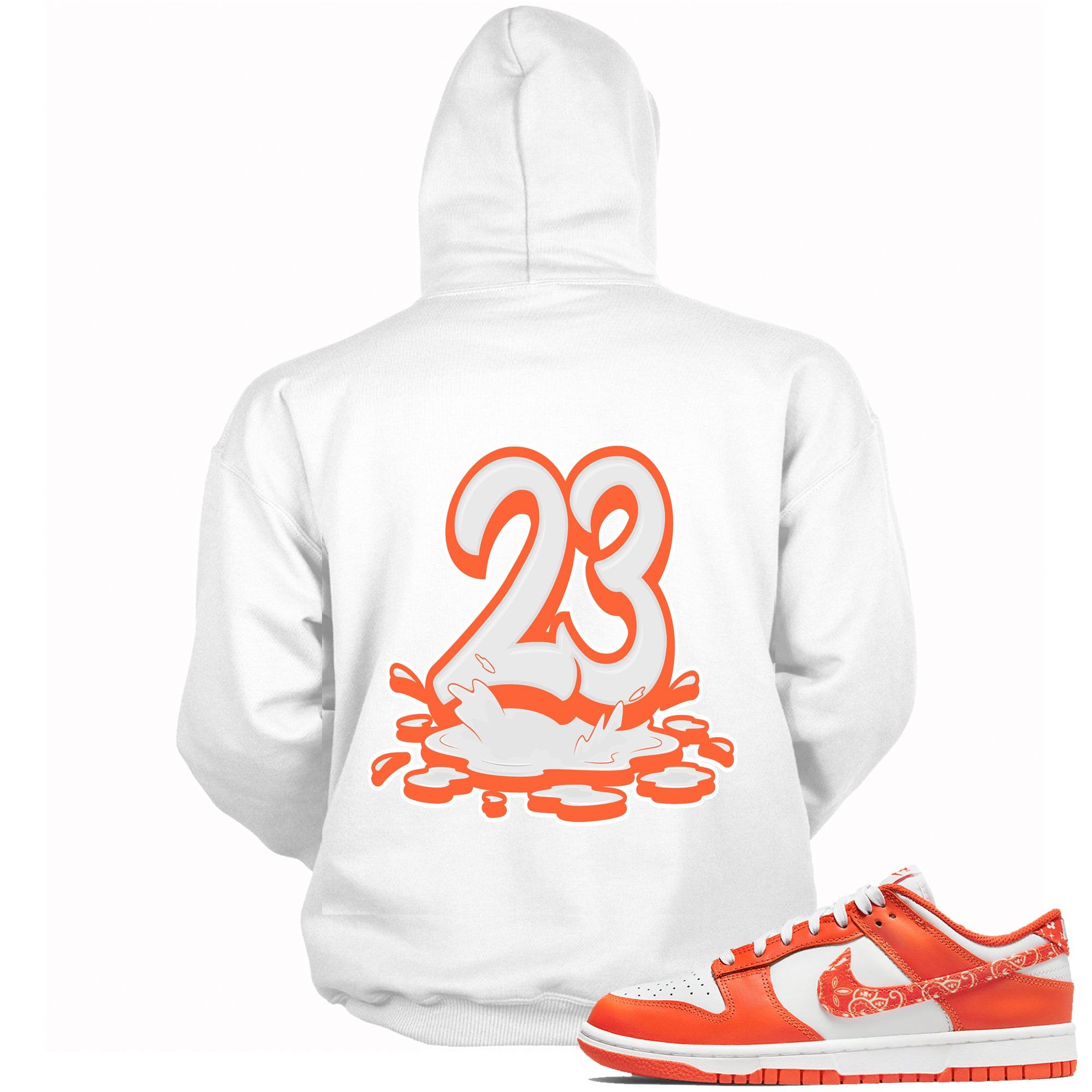 23 Melting Hoodie Nike Dunk Low Essential Paisley Pack Orange photo