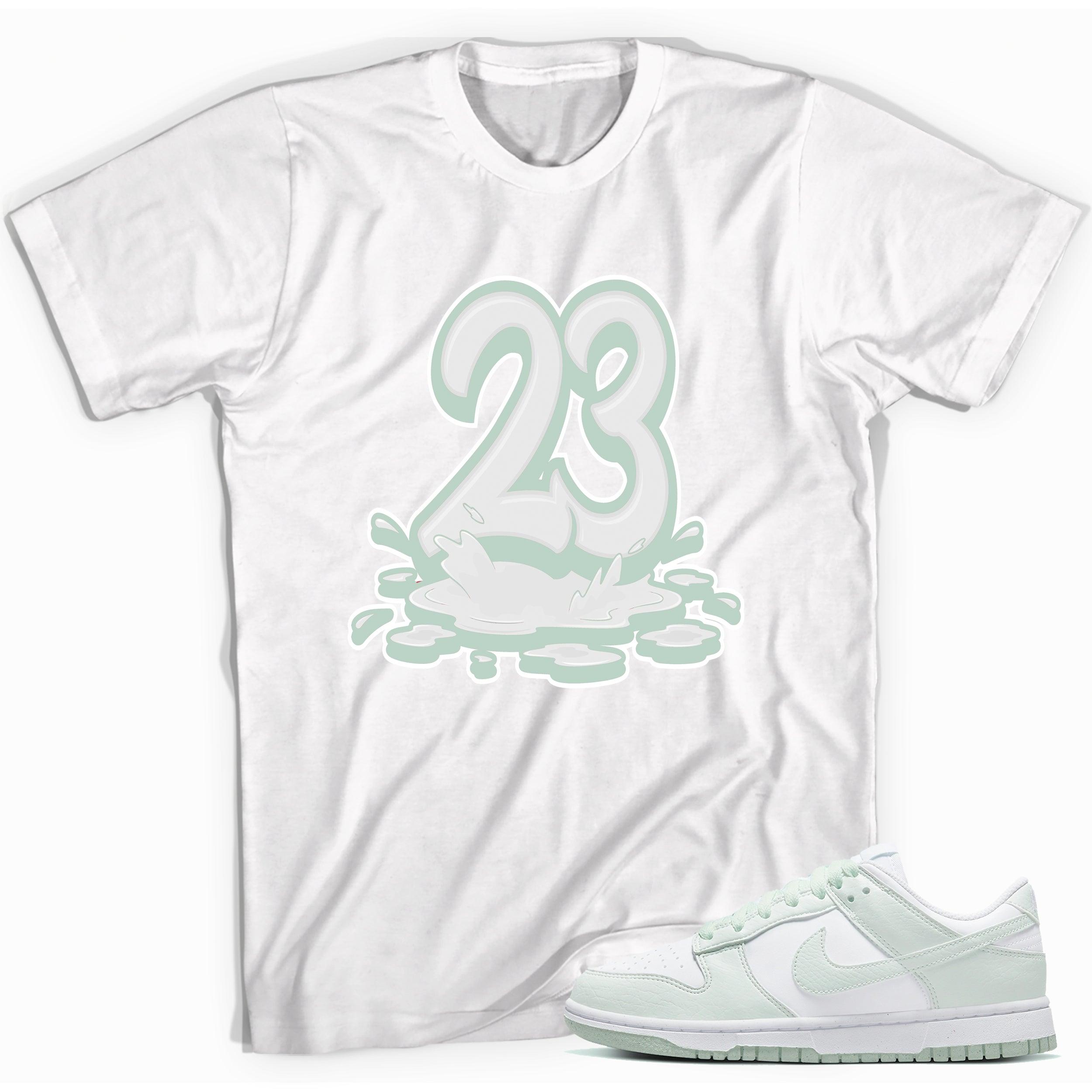 23 Melting T-Shirt Nike Dunk Low Next Nature White Mint photo