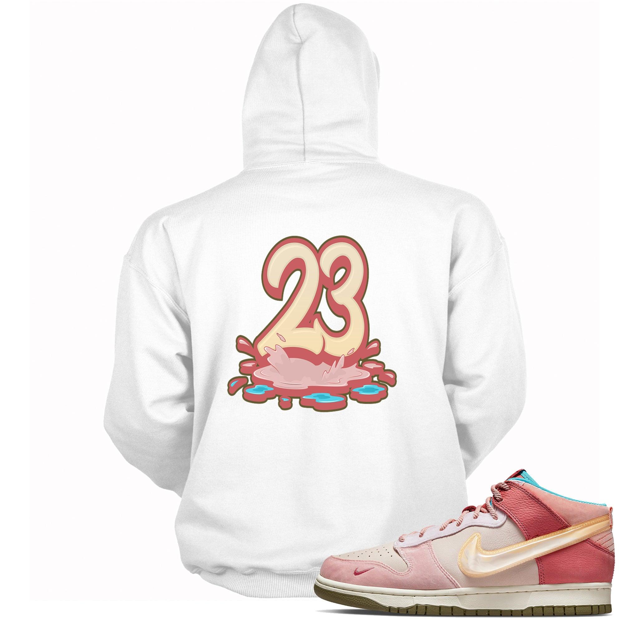 Number 23 Melting Hoodie Nike Dunks Mid Social Status Free Lunch Strawberry Milk photo