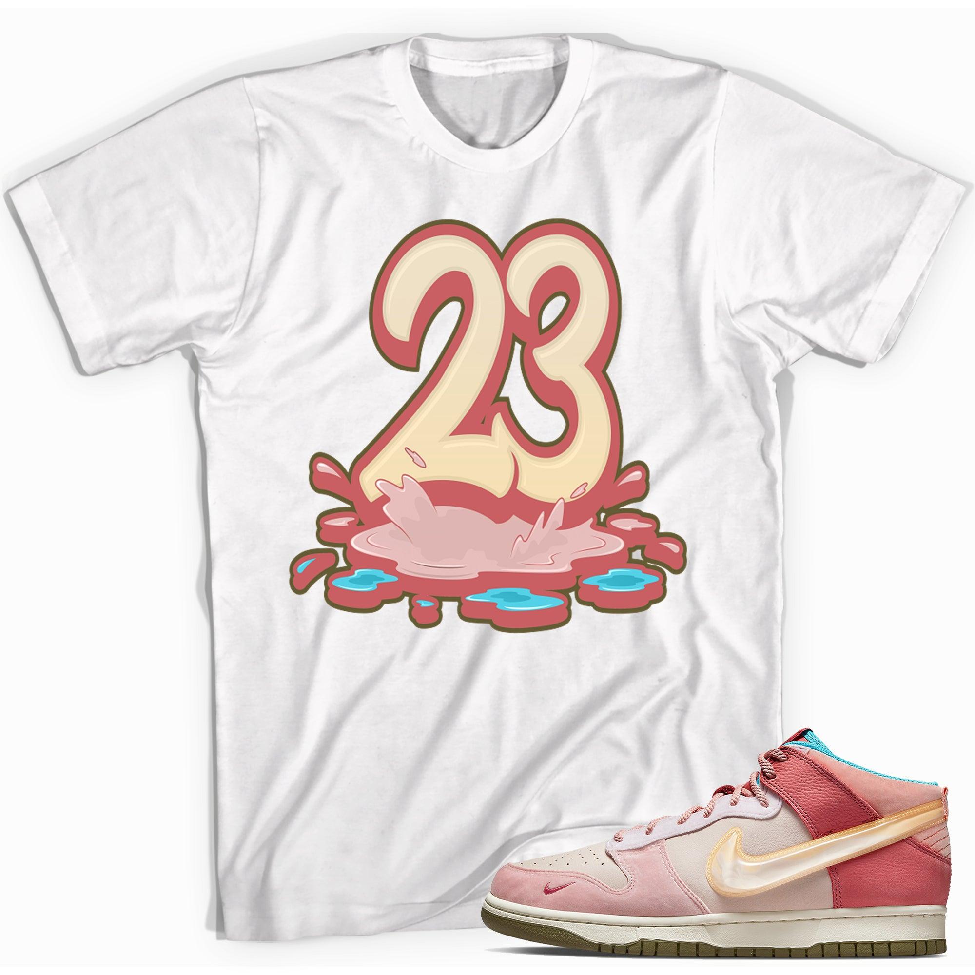 23 Melting Shirt Nike Dunks Mid Social Status Free Lunch Strawberry Milk photo
