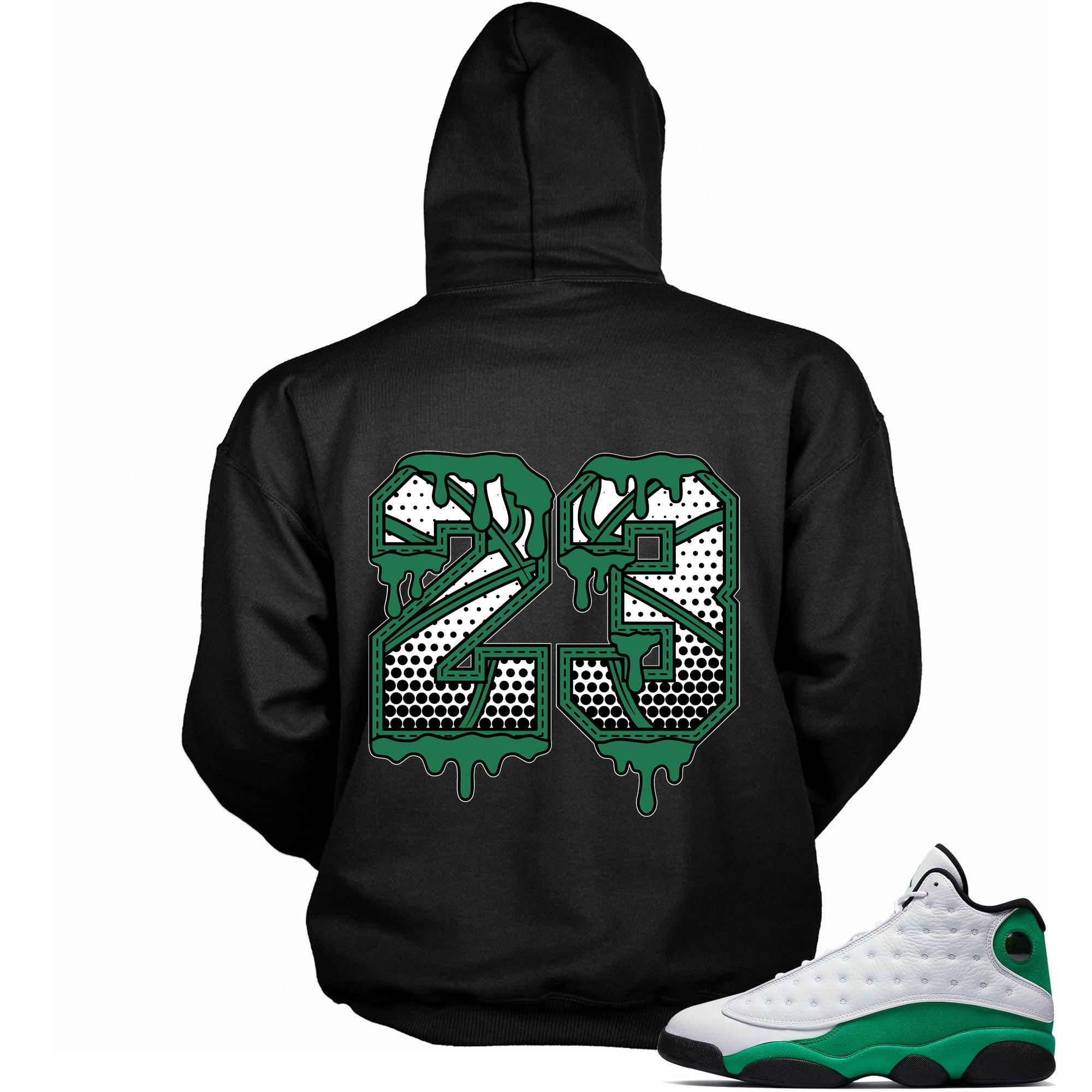 Number 23 Ball Hoodie AJ 13 Lucky Green photo