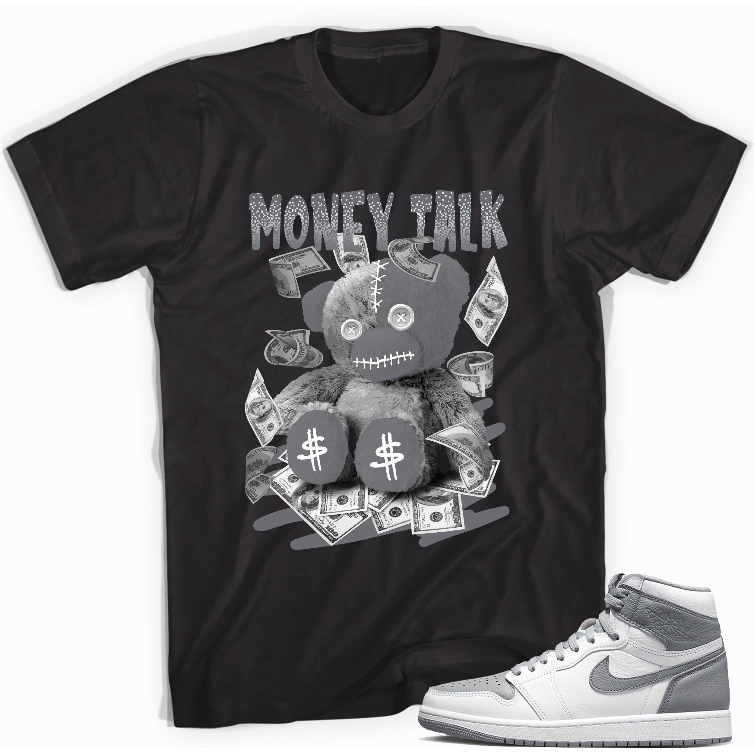 Money Talk Bear Sneaker Tee for Jordan 1s photo