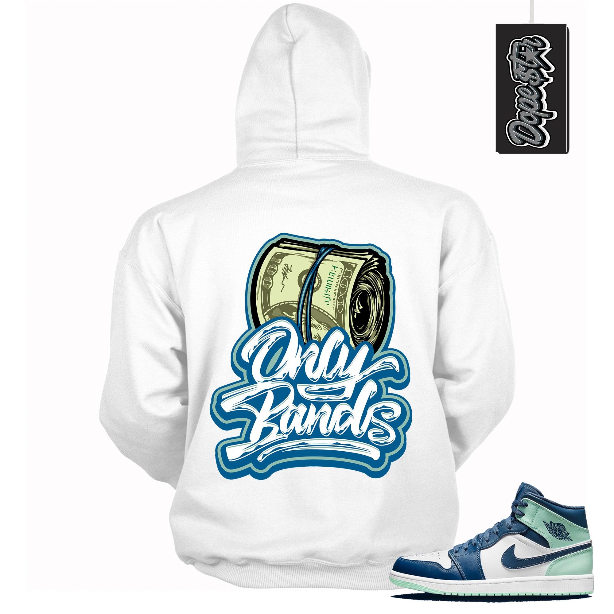 Only Bands Hoodie AJ 1 Mid Mystic Navy Mint Foam photo