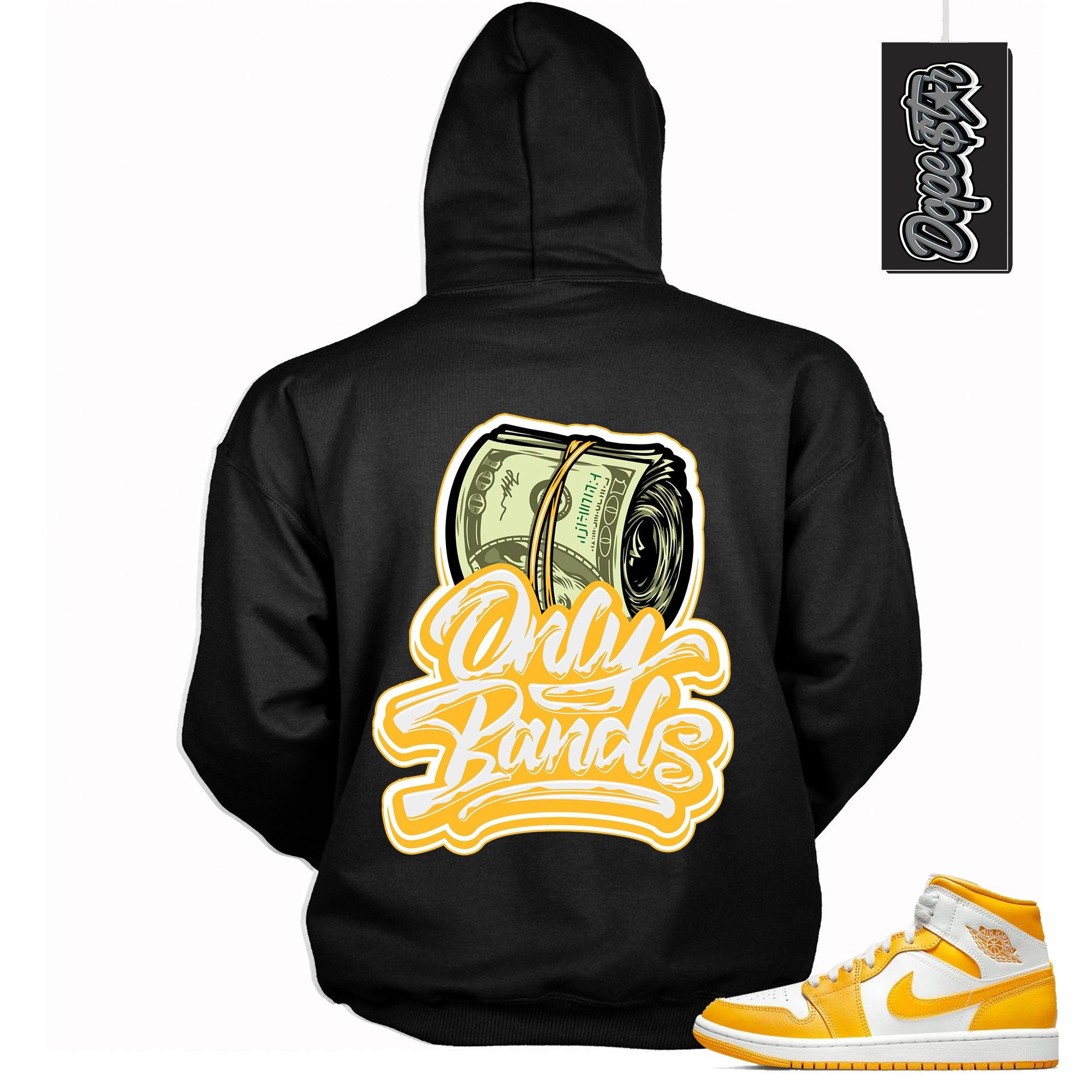 Only Bands Hooded Sweatshirt AJ 1 Mid White University Gold photo