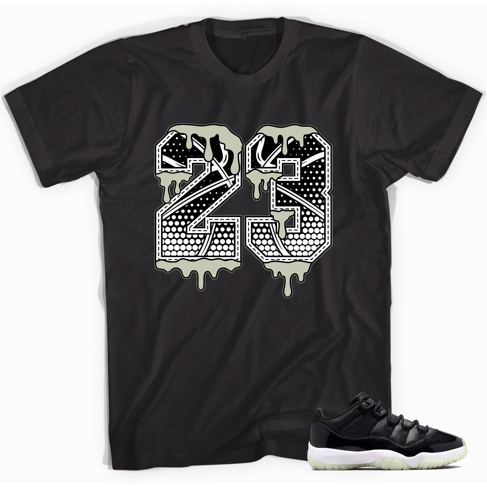 Black 23 Drip Shirt Jordan 11s Retro Low 72-10 photo