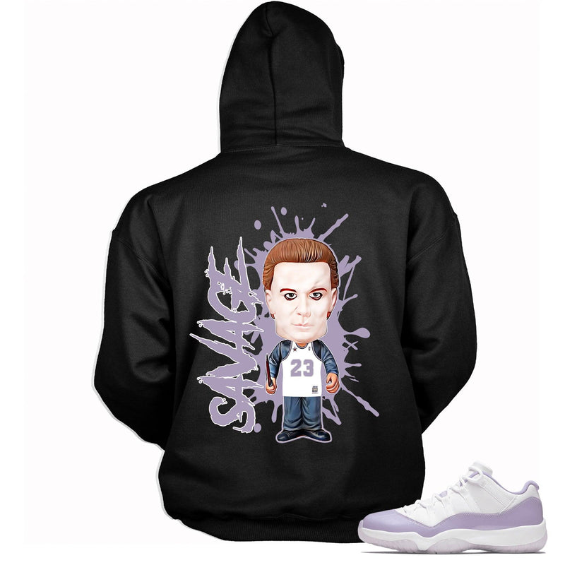Savage Hoodie Air Jordan 11s Retro Low Pure Violet photo