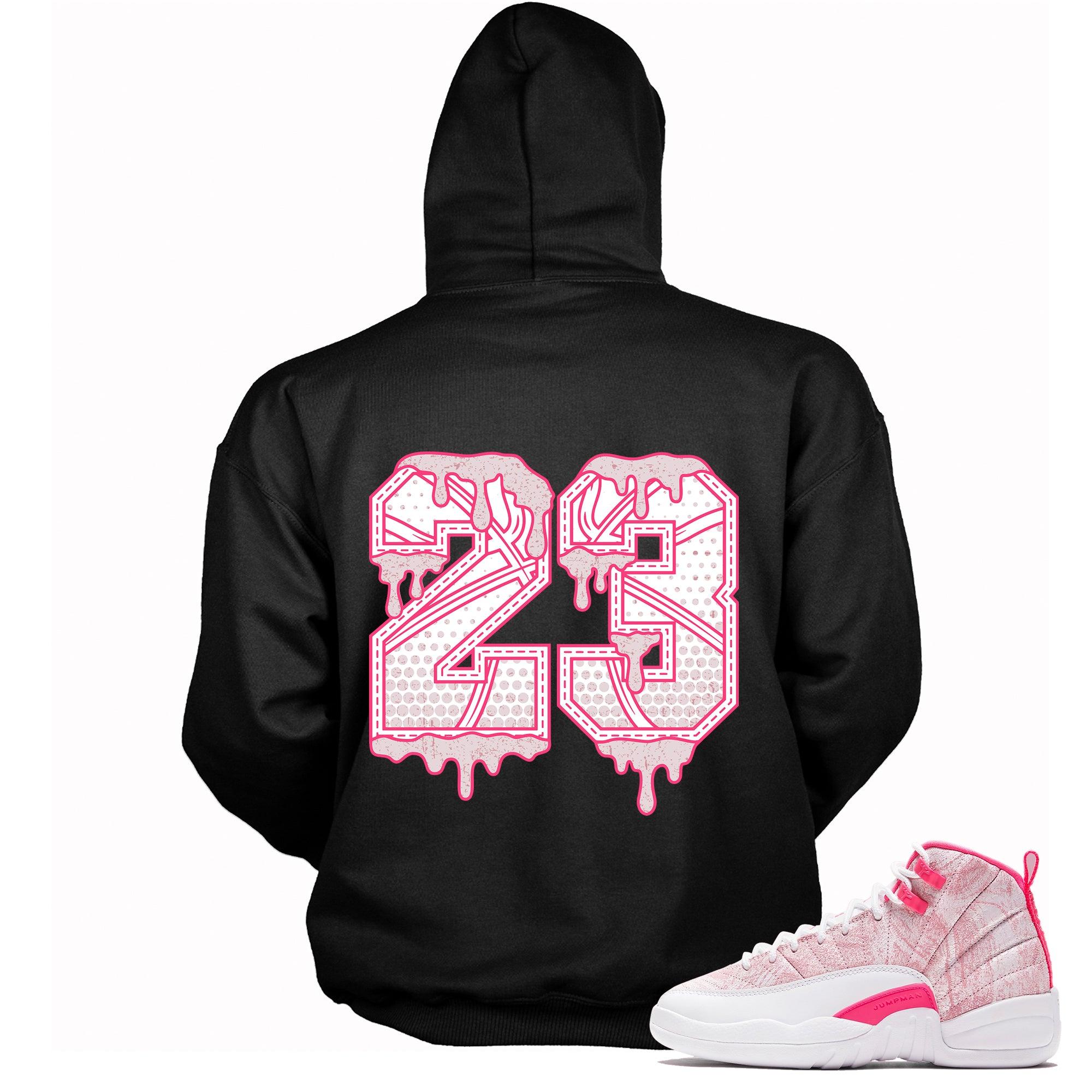 Number 23 Ball Hoodie AJ 12 Retro Arctic Punch Hyper Pink photo