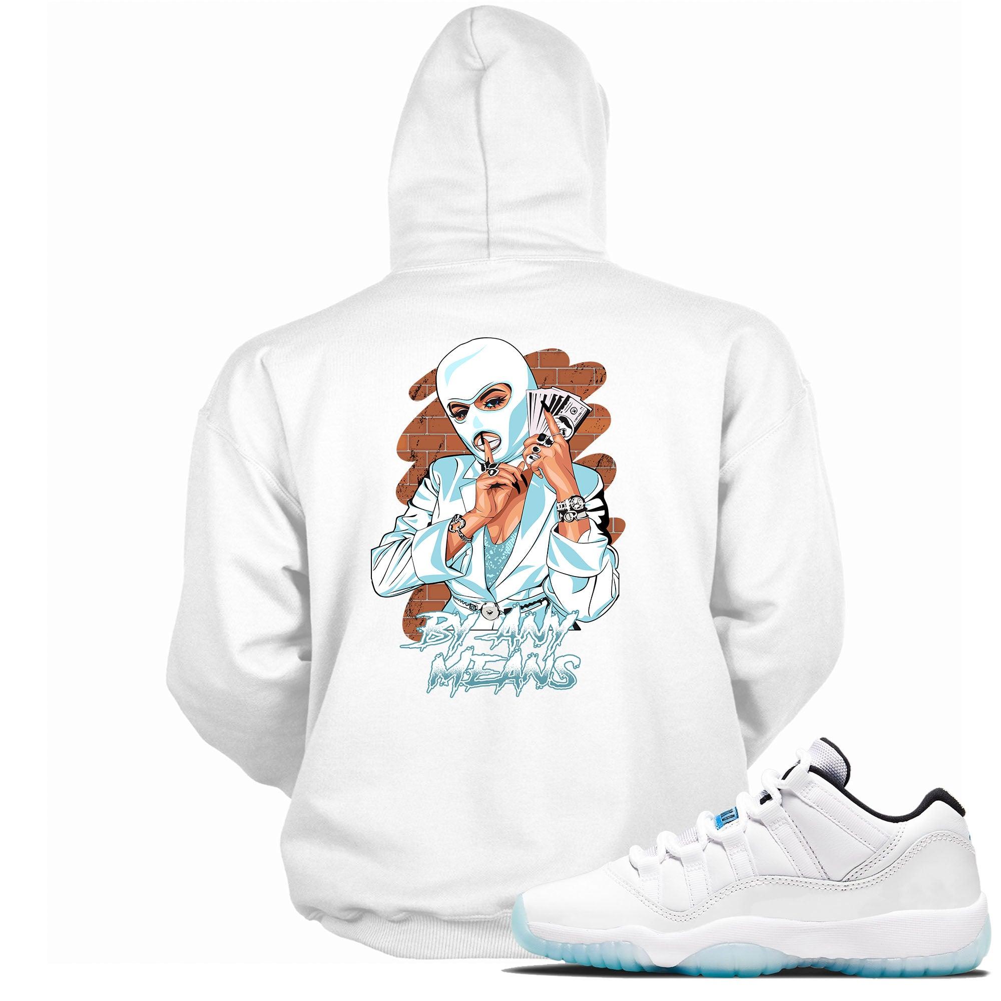 By Any Means Hoodie AJ 11 Retro Low Legend Blue photo
