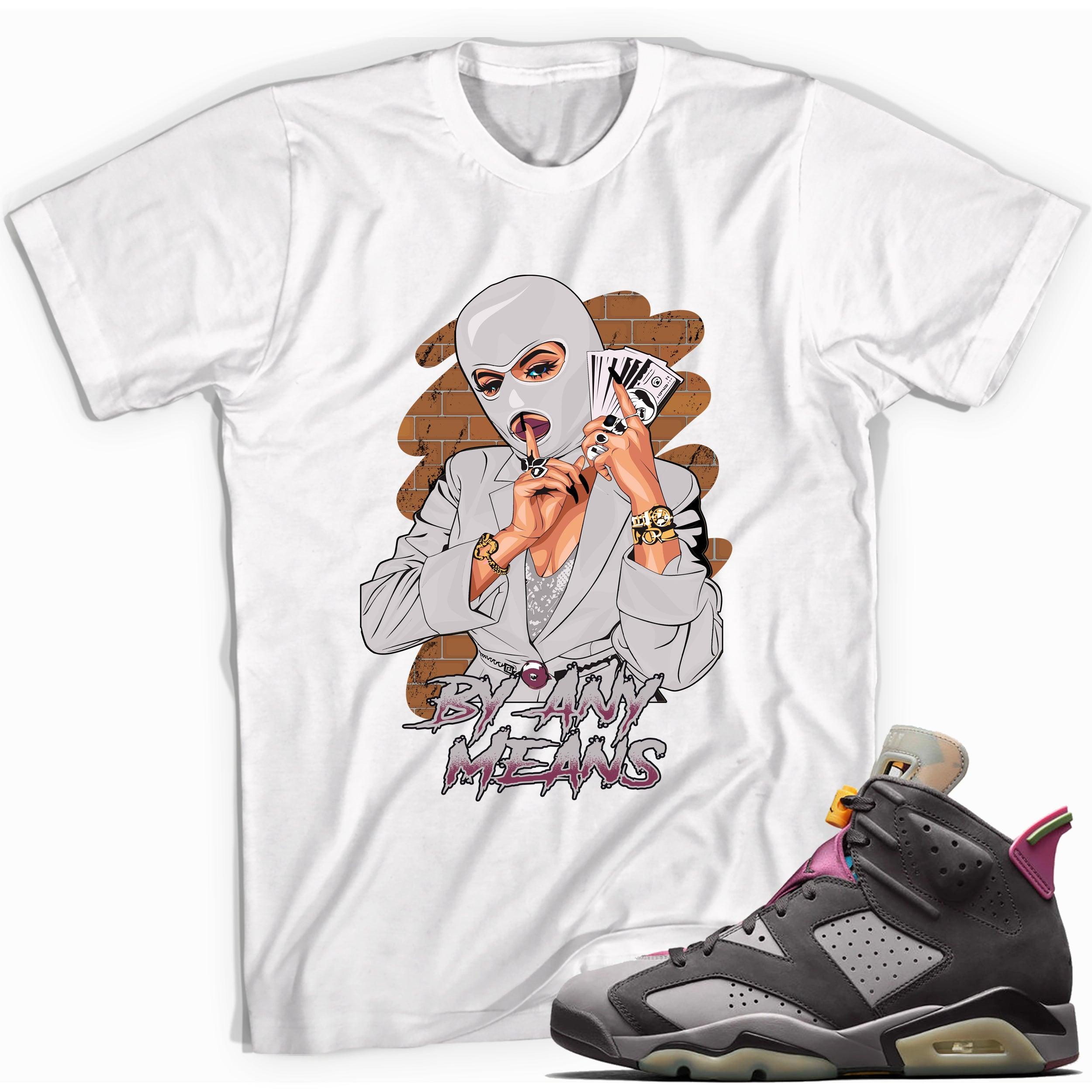 By Any Means Shirt AJ 6 Bordeaux photo 