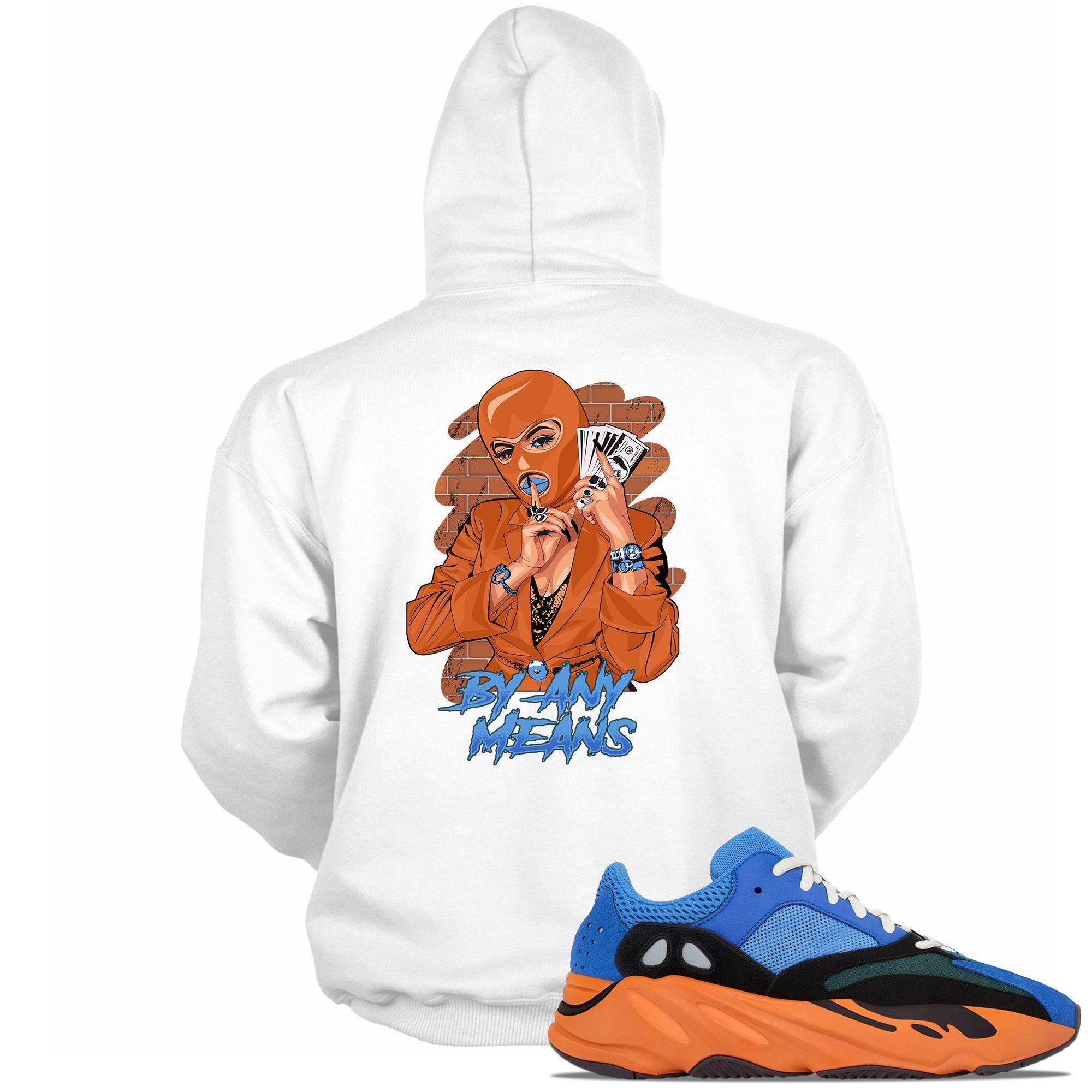 By Any Means Hoodie Yeezy Boost 700 Bright Blue photo