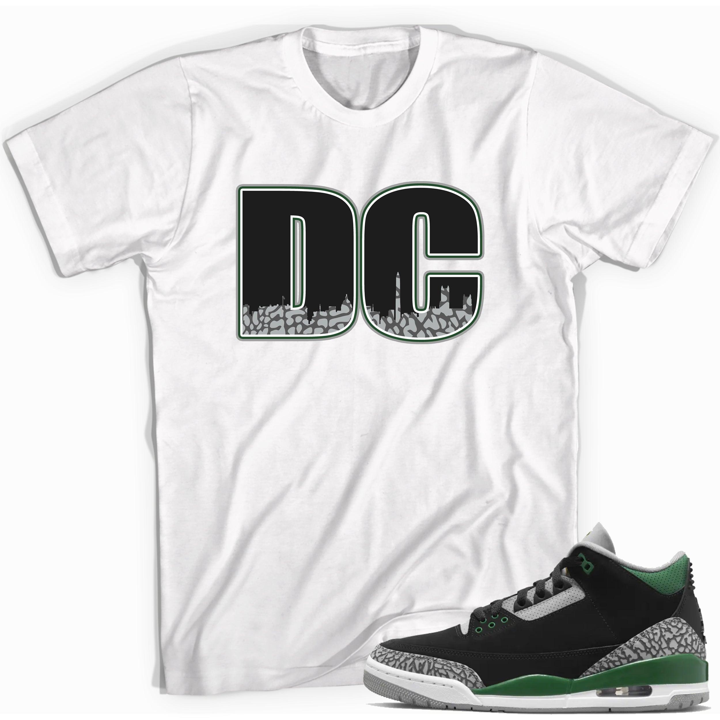 DC Jordan 3s Pine Green Shirt photo