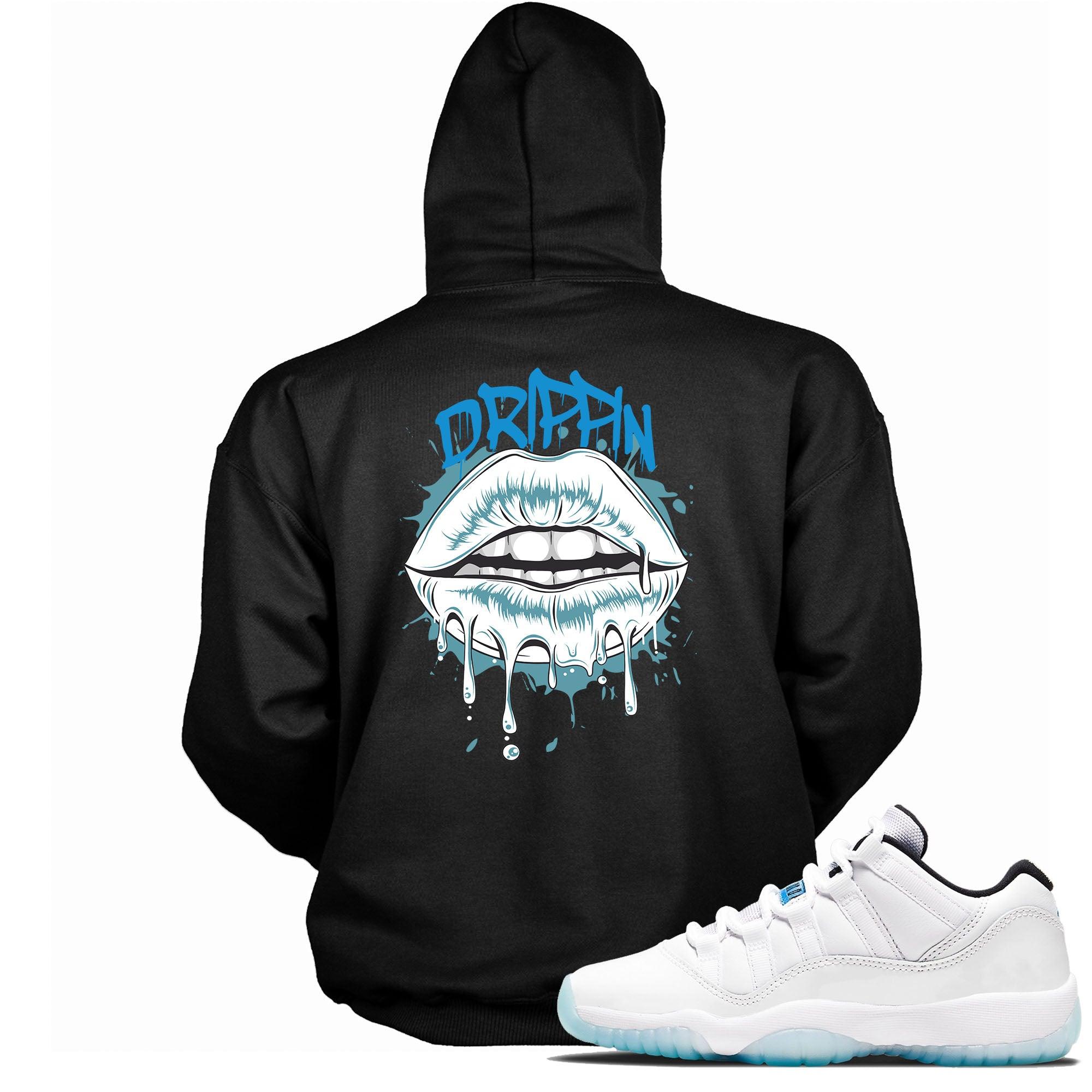 DRIPPIN Lips Sneaker Sweatshirt AJ 11 Low Legend Blue photo