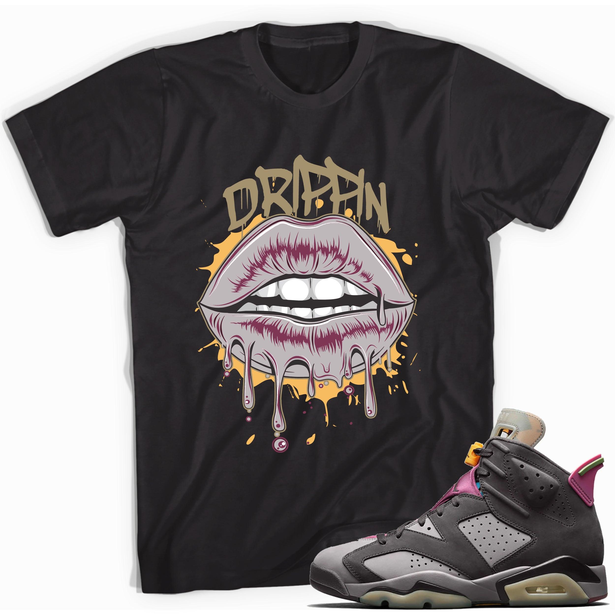 Drippin Lips Shirt Jordan 6s Bordeaux photo