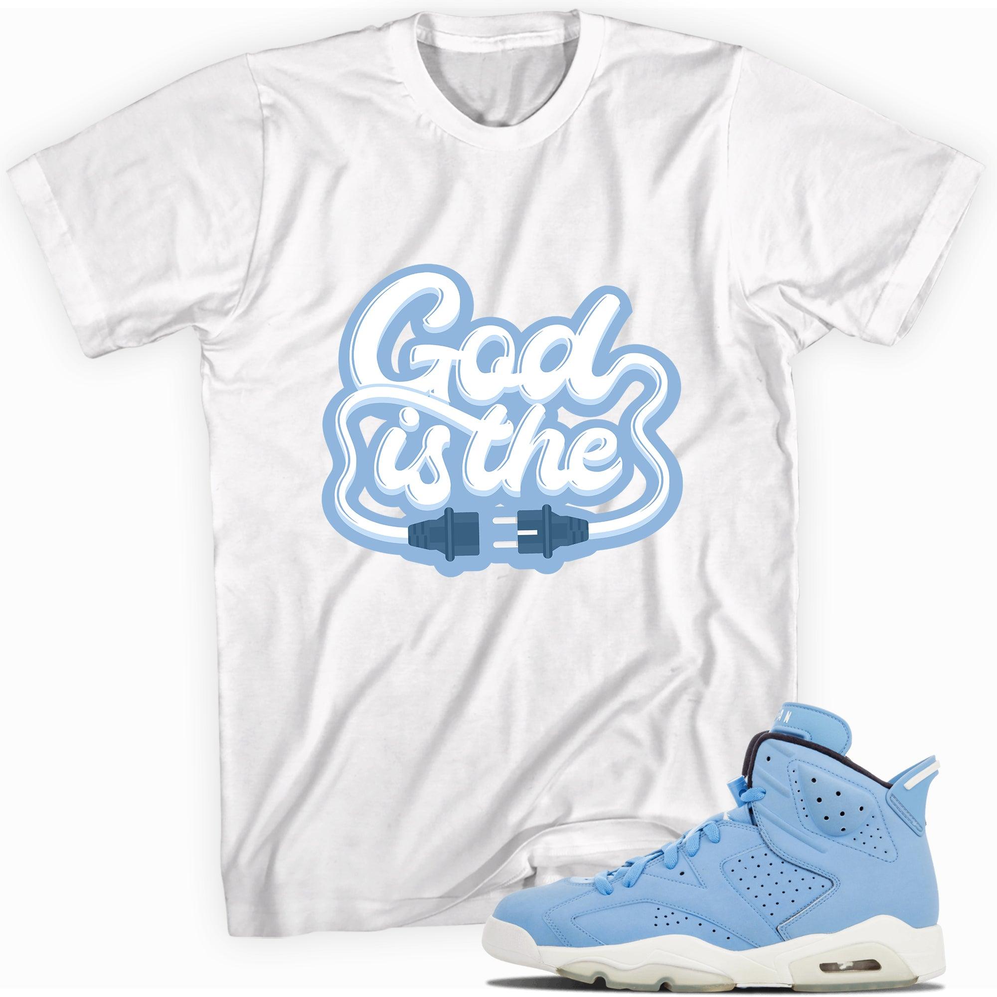 God Is Shirt Air Jordan 6 Retro GG Still Blue photo