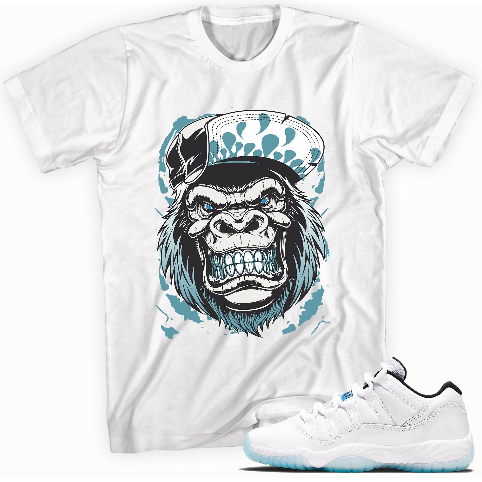 Gorilla Beast Shirt AJ 11s Retro Low Legend Blue photo