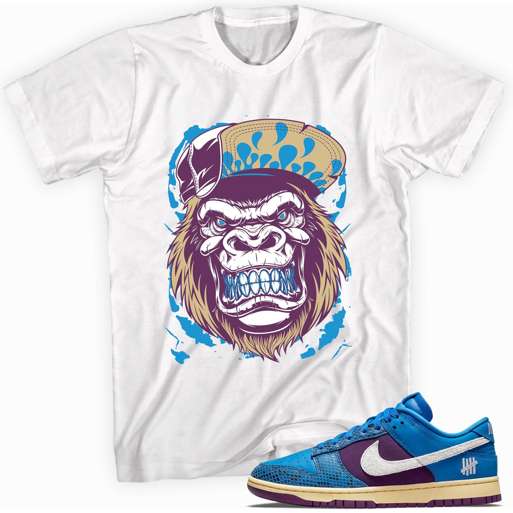 Gorilla Beast Shirt Nike Dunk Low Undefeated 5 On It Dunk vs AF1 photo