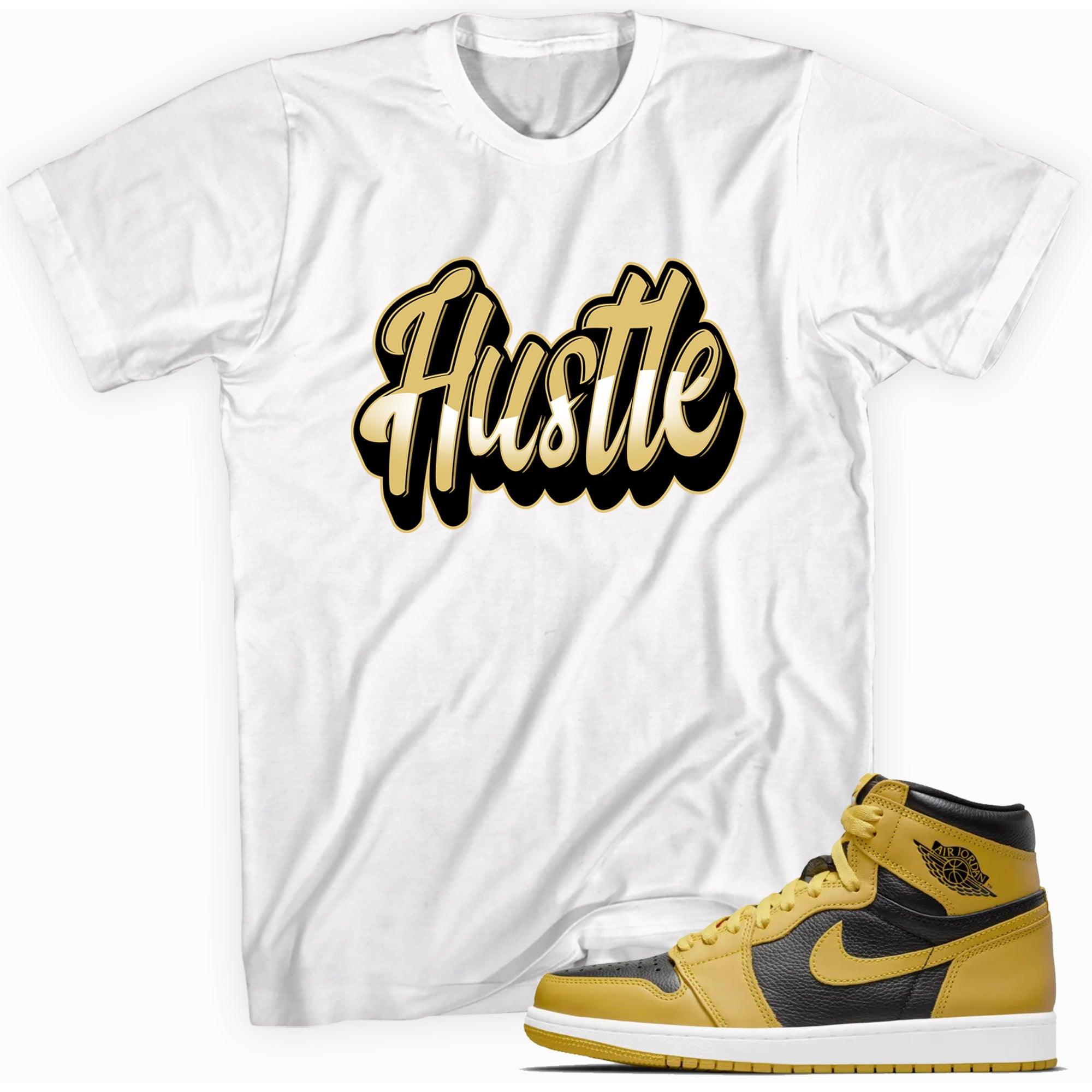 Hustle Shirt Air Jordan 1s Retro High Pollen photo
