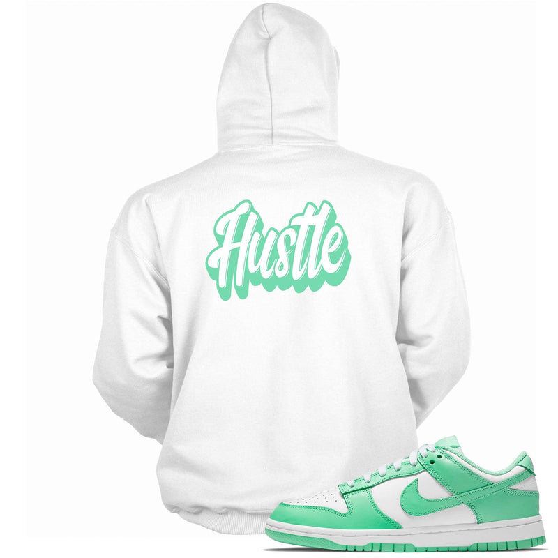 Hustle Hoodie Nike Dunks Low Green Glow photo
