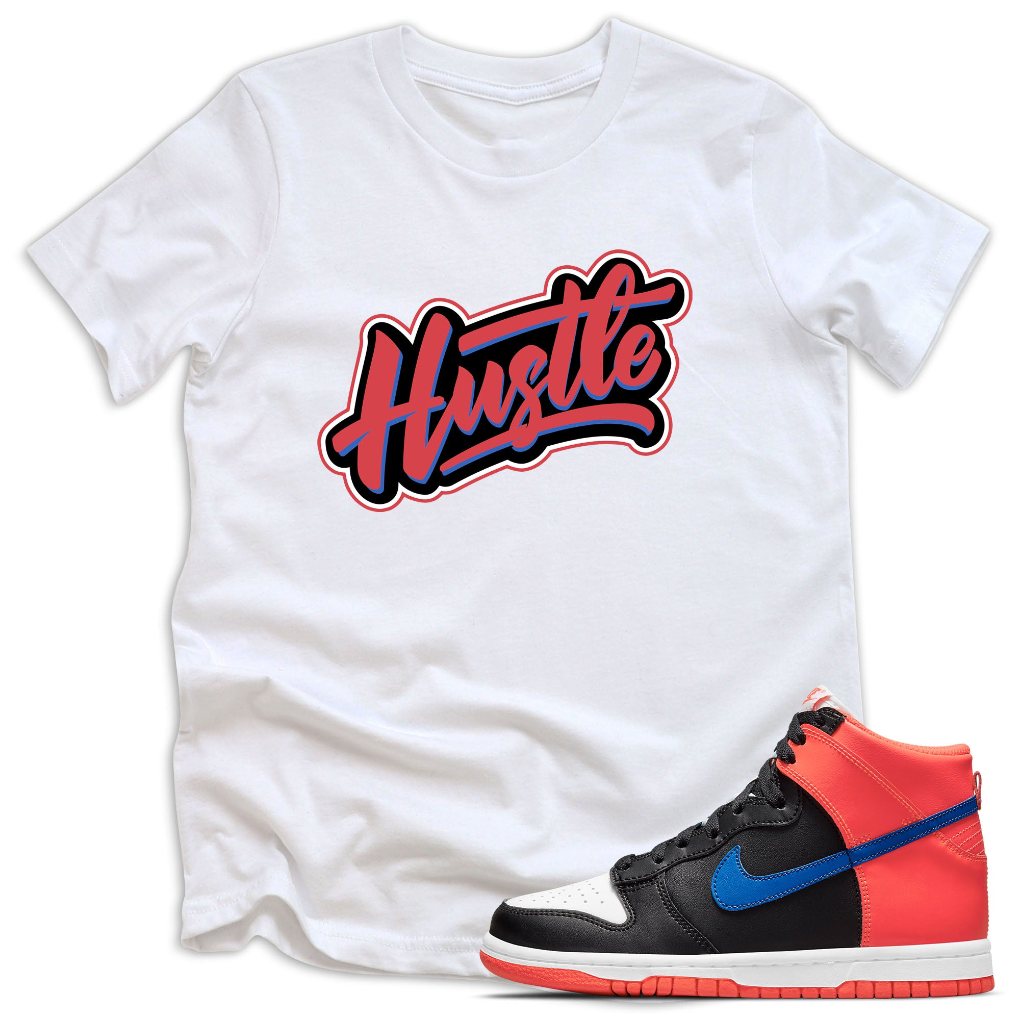 kids Hustle Shirt Nike Dunks High Knicks photo