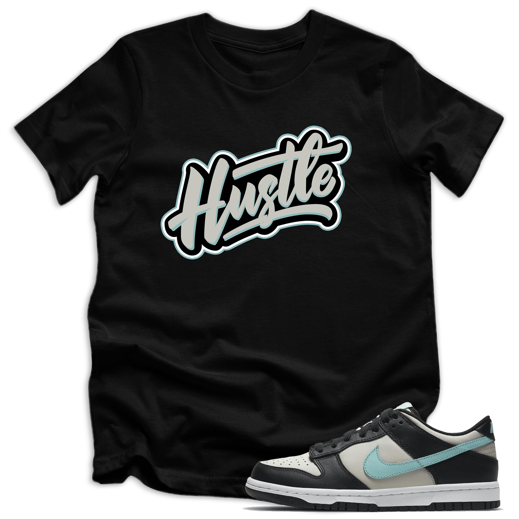 kids Hustle Shirt Nike Dunk Low Tropical Twist photo