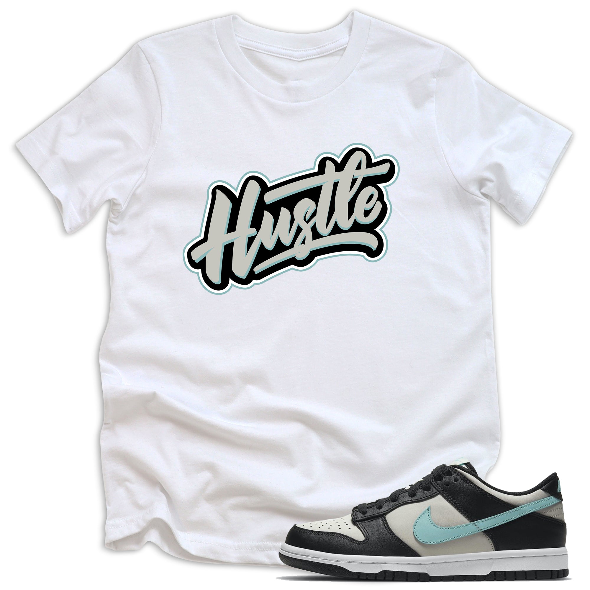 youth Hustle Shirt Nike Dunk Low Tropical Twist photo
