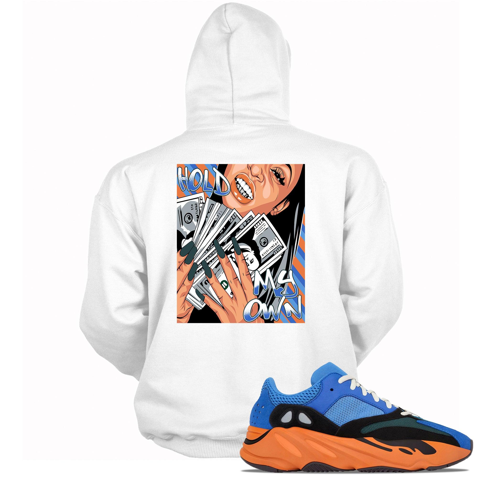 Hold My Own Hoodie Yeezy Boost 700 Bright Blue photo