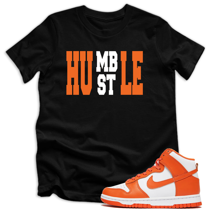 kids Humble Hustle Shirt Nike Dunks High SP Syracuse photo