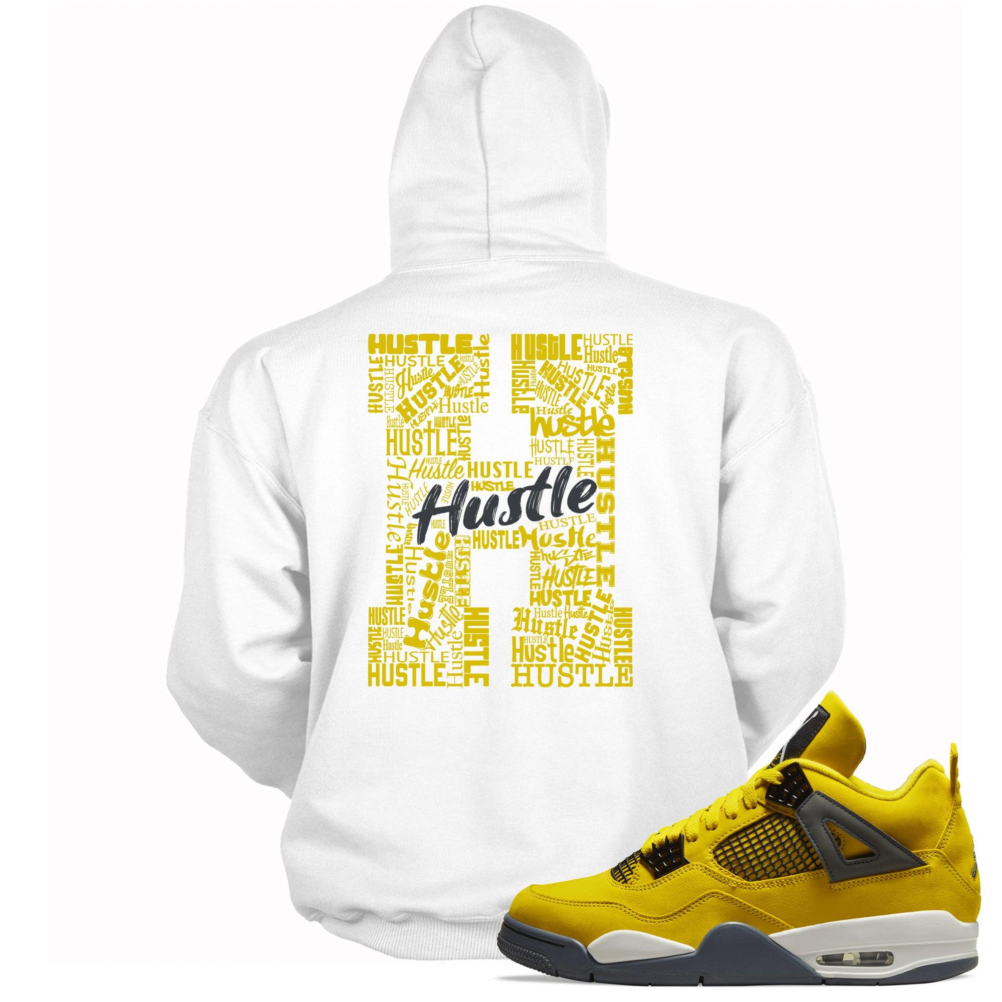 H For Hustle Hoodie Jordan 4s Retro Lightning photo