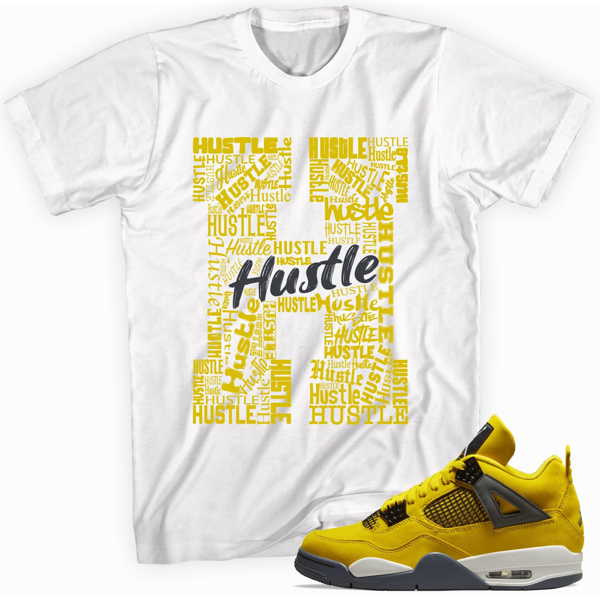 H Is For Hustle Shirt Jordan 4s Retro Lightning photo