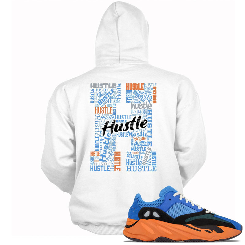 H For Hustle Sneaker Sweatshirt Yeezy Boost 700 Bright Blue photo