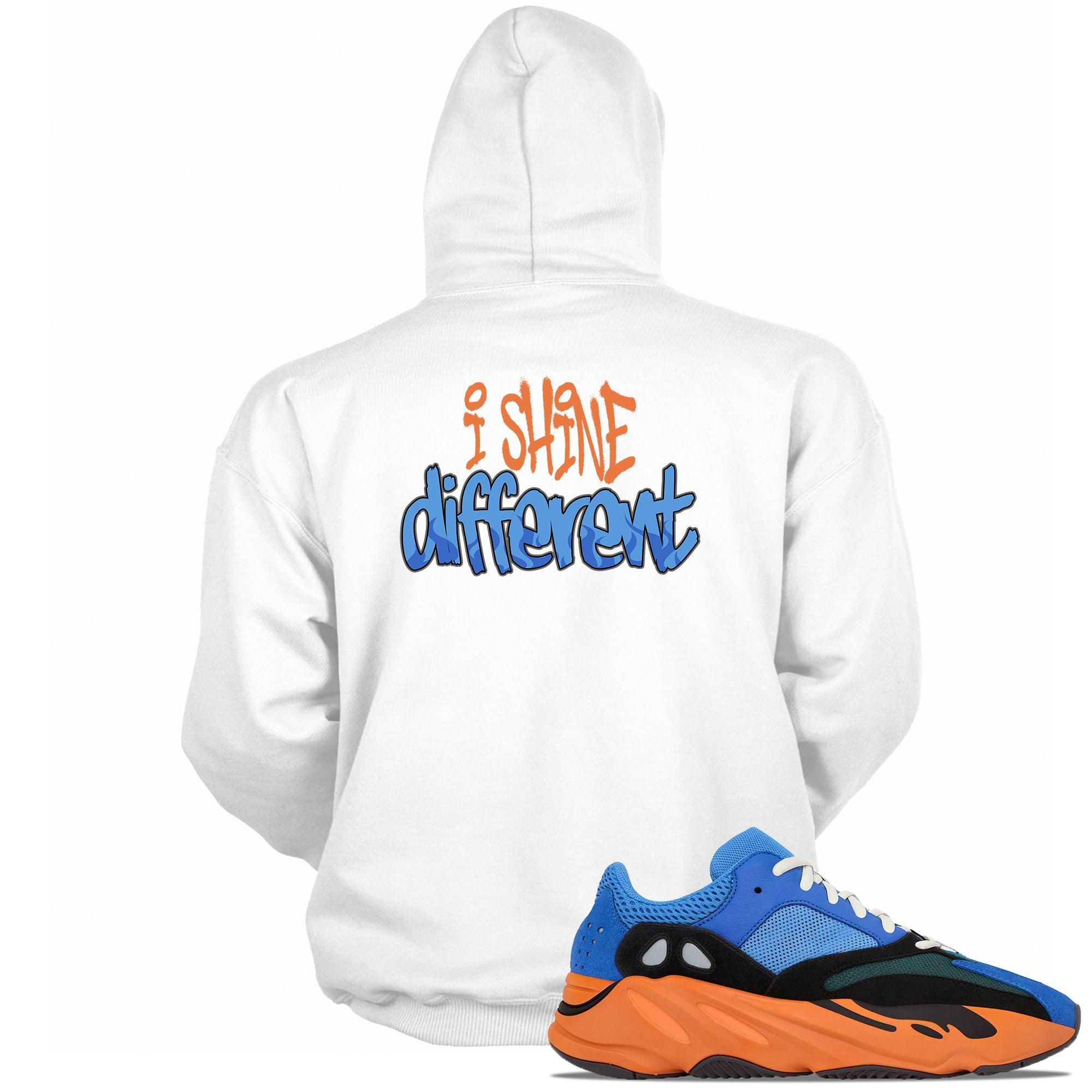 Shine Different Hoodie Yeezy Boost 700s Bright Blue photo
