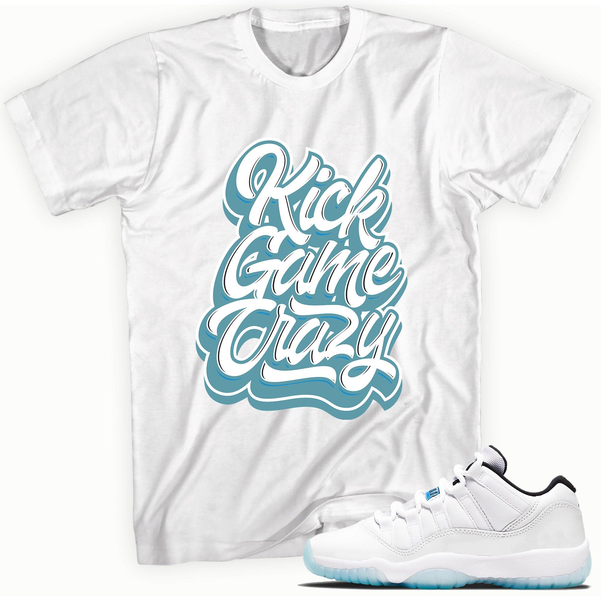 Kick Game Crazy Shirt AJ 11s Retro Low Legend Blue photo
