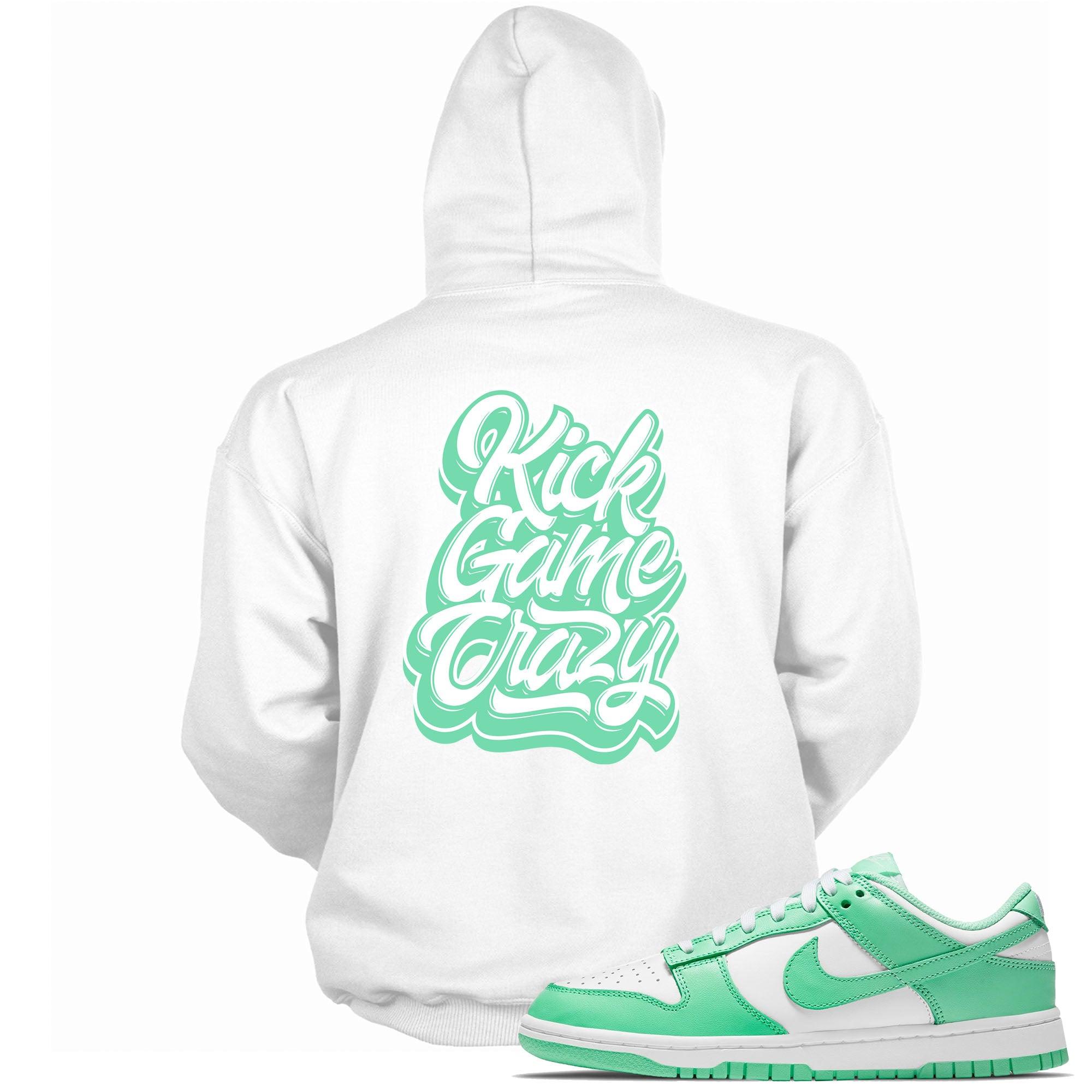 Kick Game Crazy Hoodie Nike Dunk Low Green Glow photo