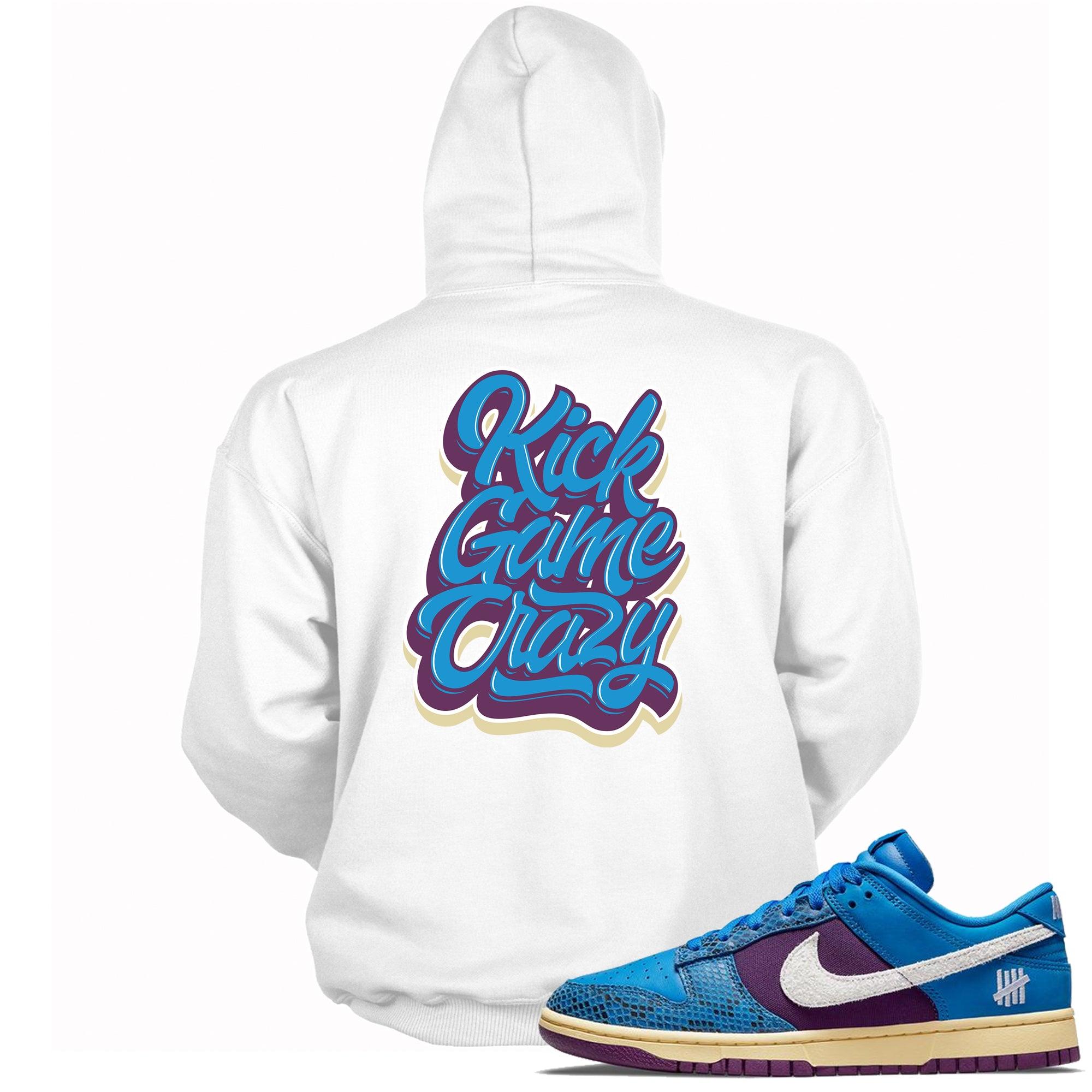 Kick Game Crazy Hoodie Nike Dunk Low Undefeated 5 On It Dunk vs AF1 photo