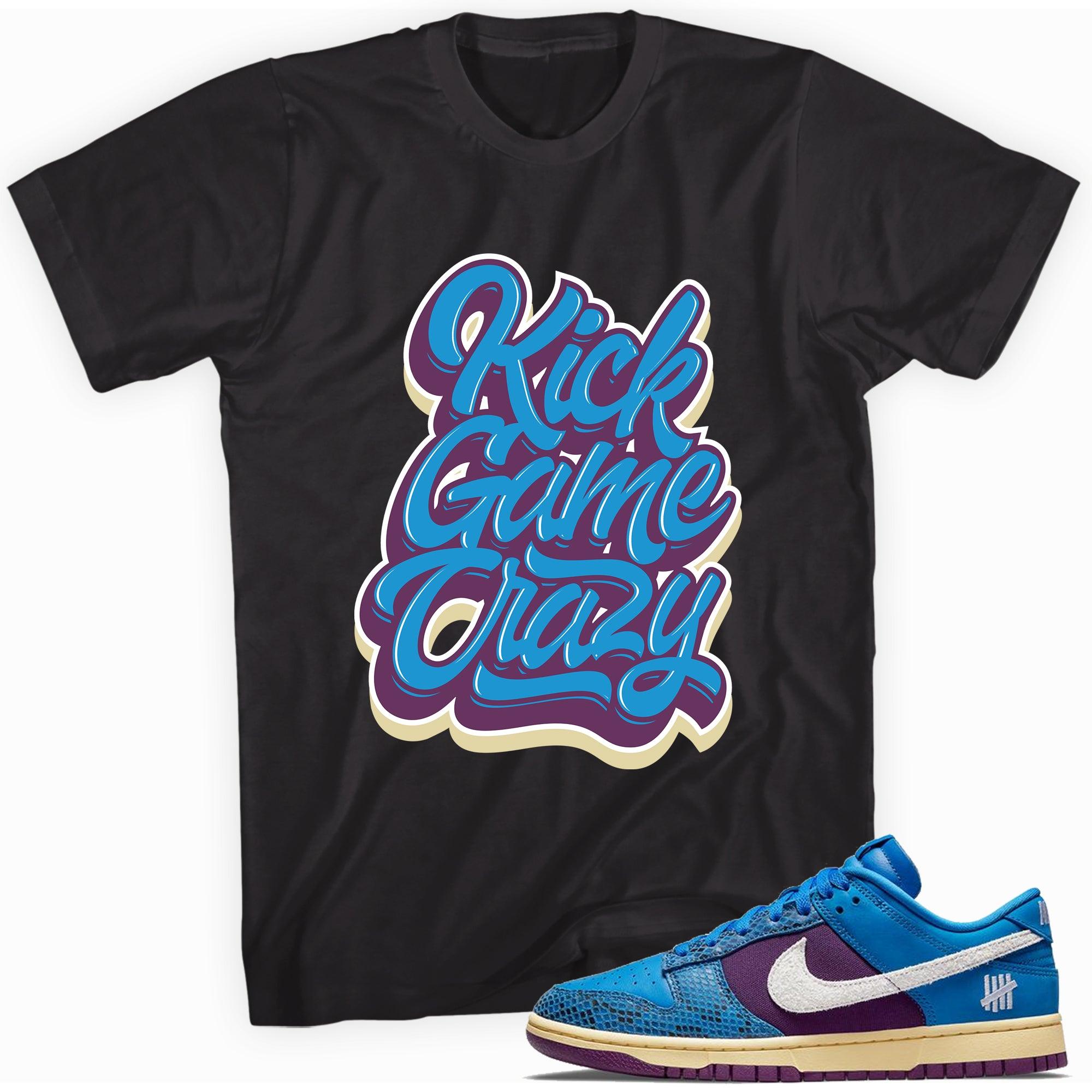 Kick Game Crazy Shirt Nike Dunk Low Undefeated 5 On It Dunk vs AF1 photo