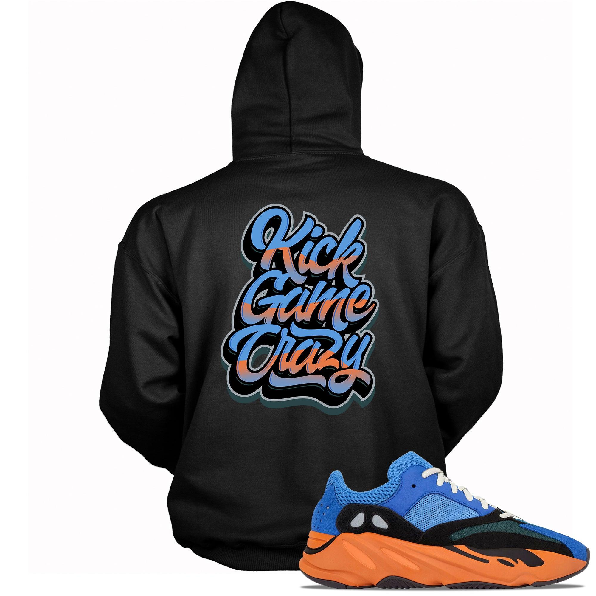 Kick Game Crazy Hoodie Yeezy Boost 700s Bright Blue photo