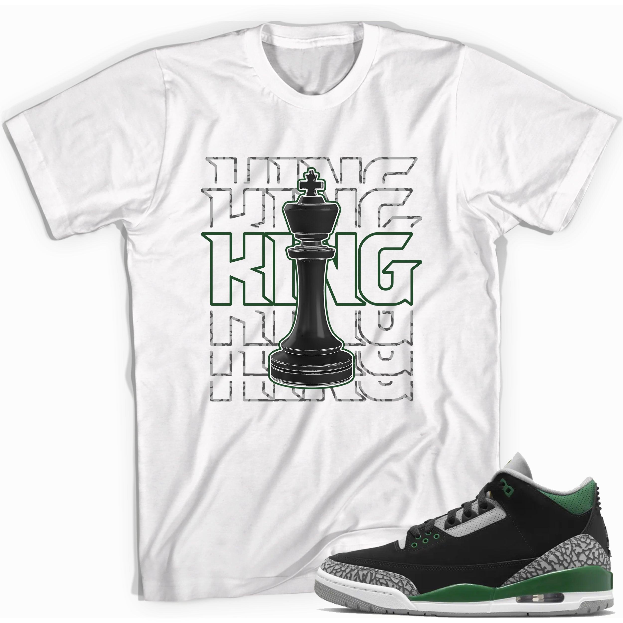 King Shirt Jordan 3 Pine Green photo