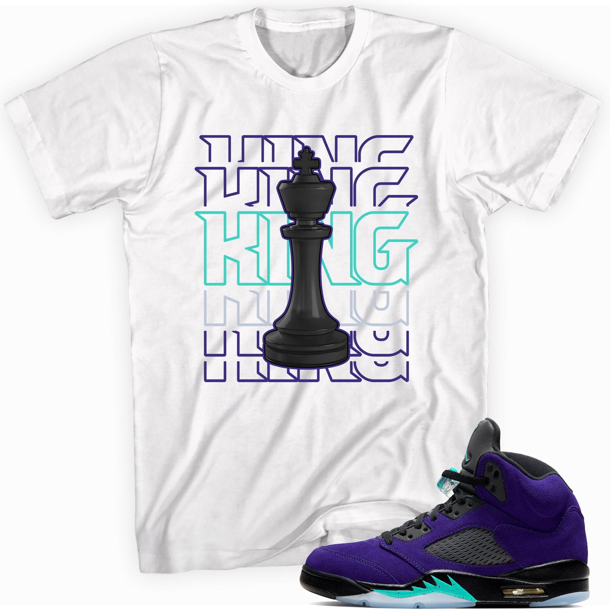 King Shirt AJ 5s Alternate Grape photo