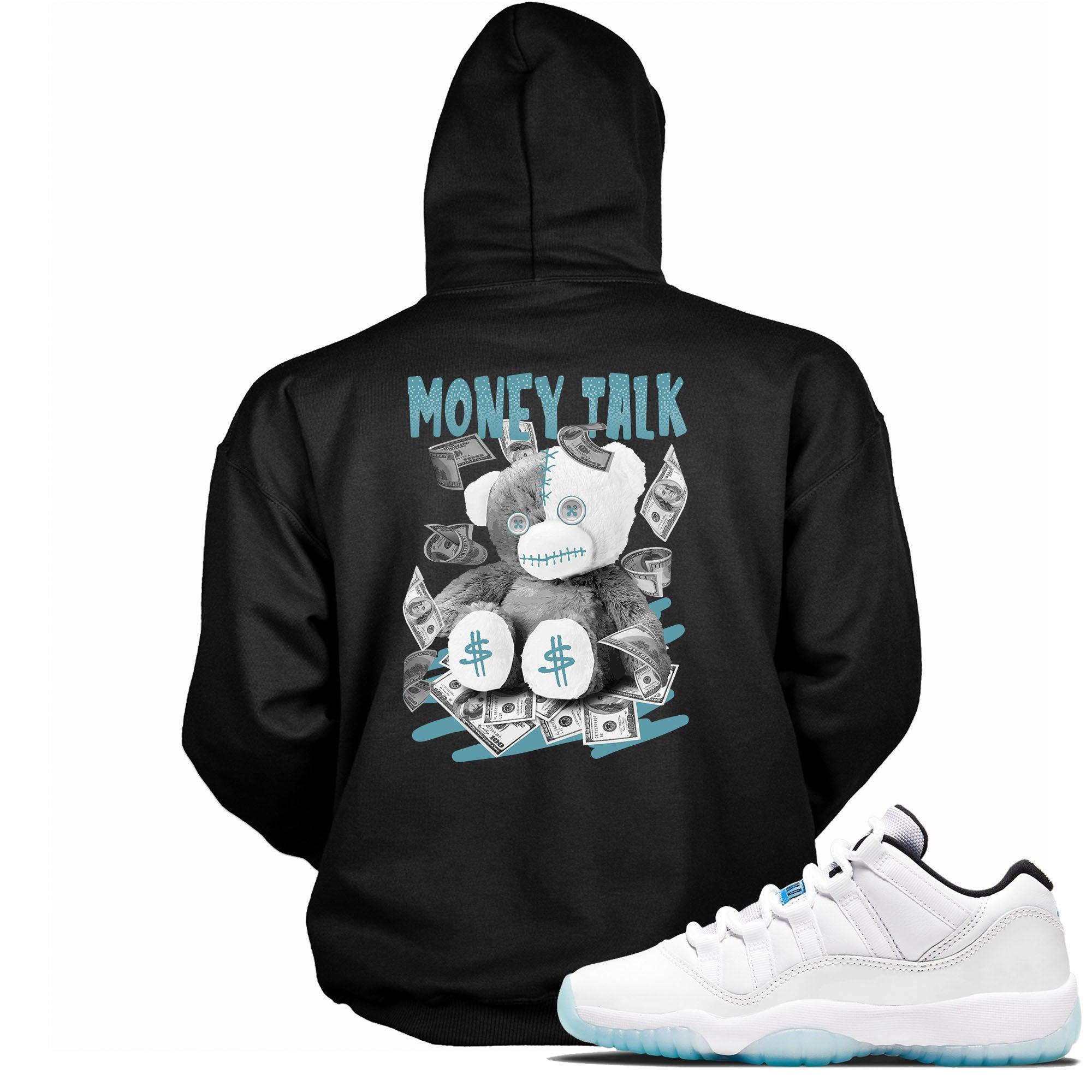 Money Talk Sneaker Sweatshirt AJ 11 Retro Low Legend Blue photo