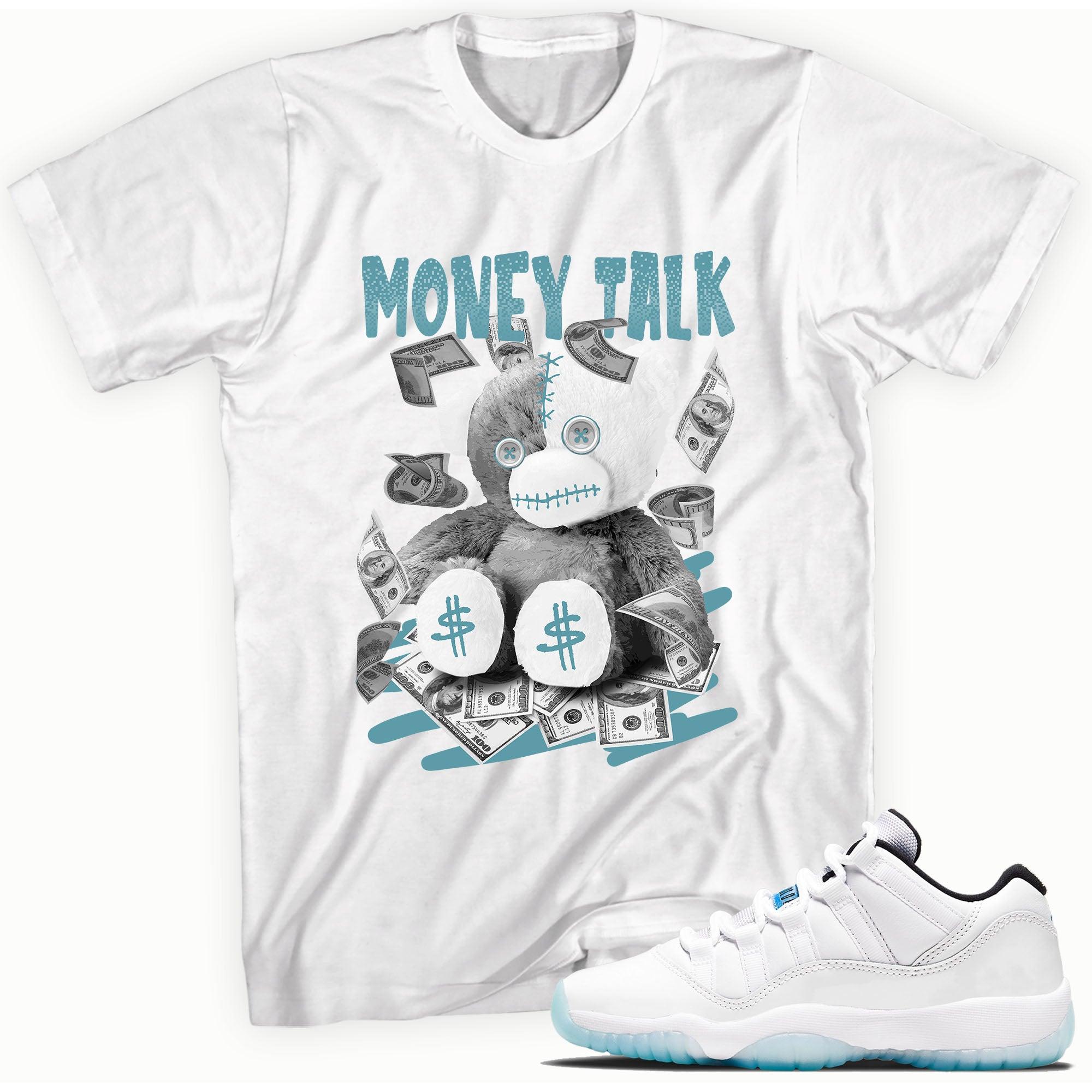 Money Talk Shirt Air Jordan 11 Retro Low Legend Blue photo