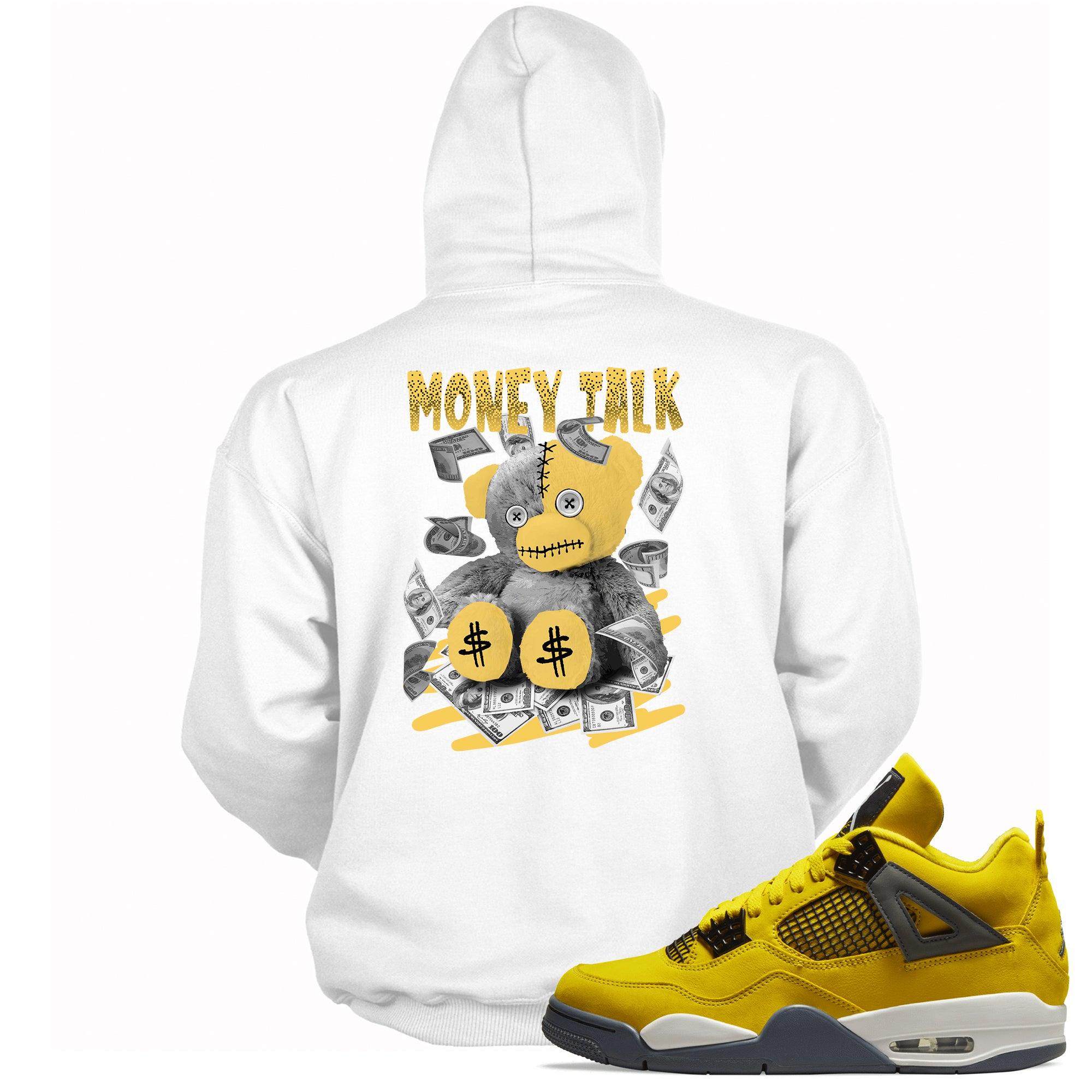 Money Talk Sneaker Sweatshirt AJ 4 Retro Lightning 2021 photo