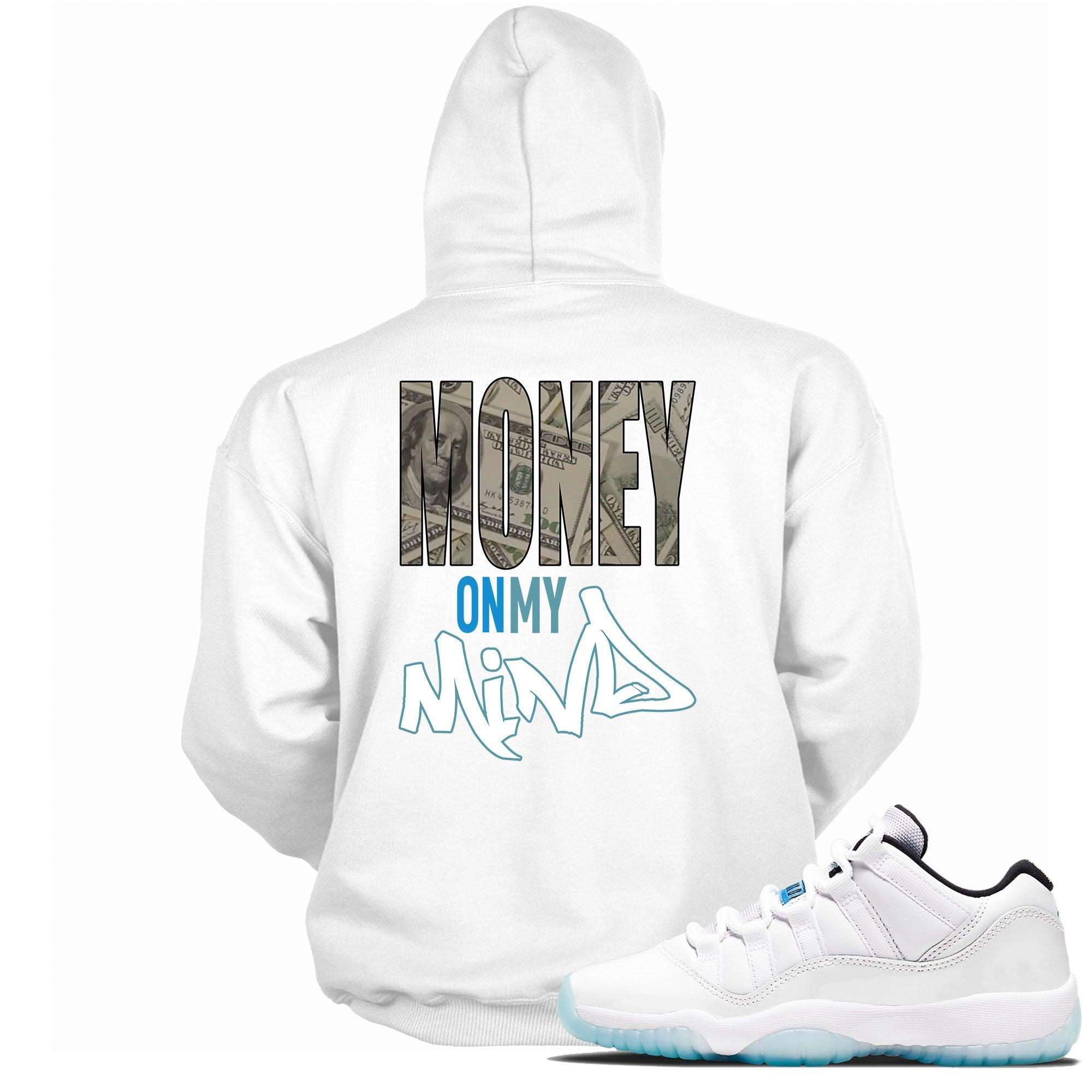 Money On My Mind Hoodie AJ 11 Retro Low Legend Blue photo