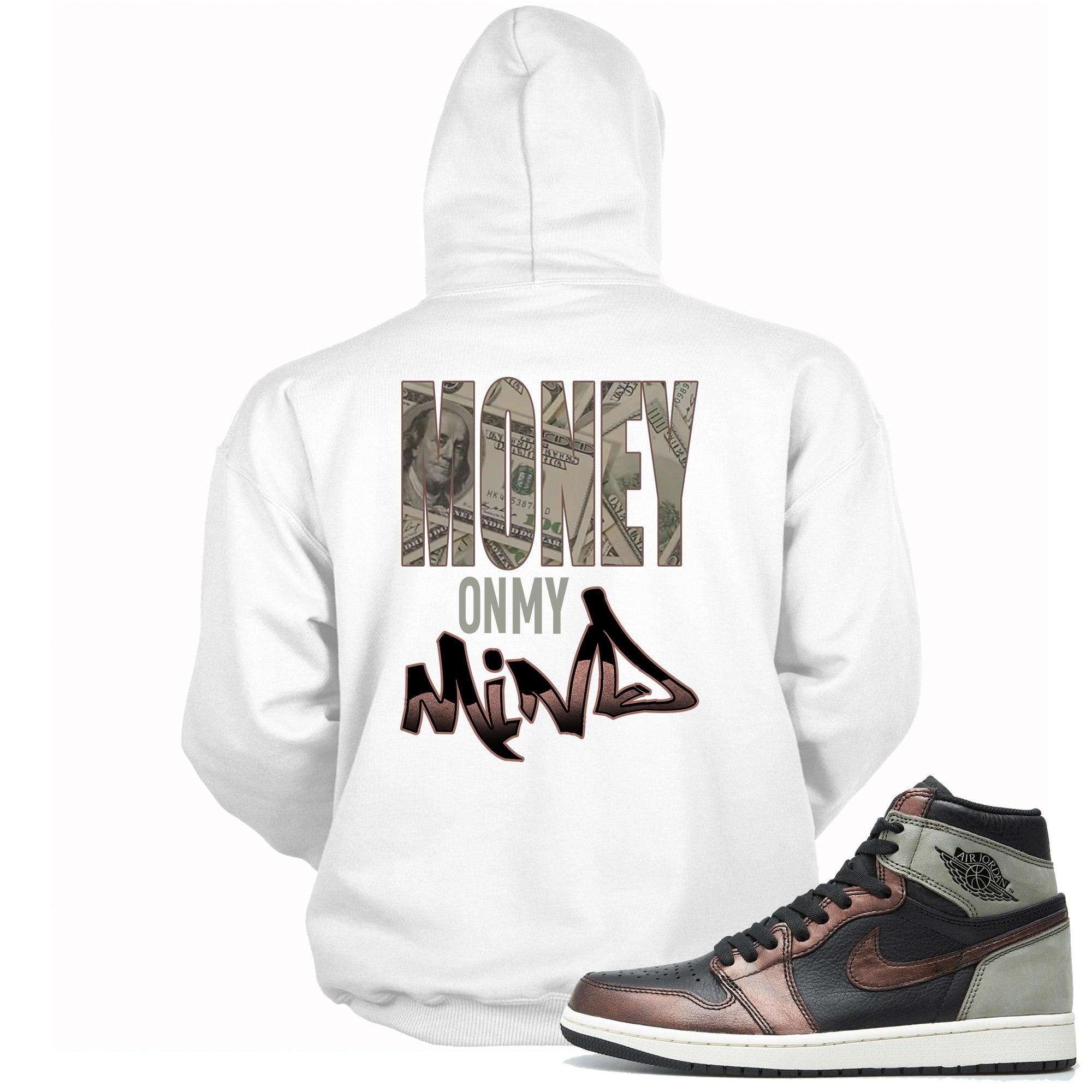 Money On My Mind Sneaker Sweatshirt AJ 1s Patina photo