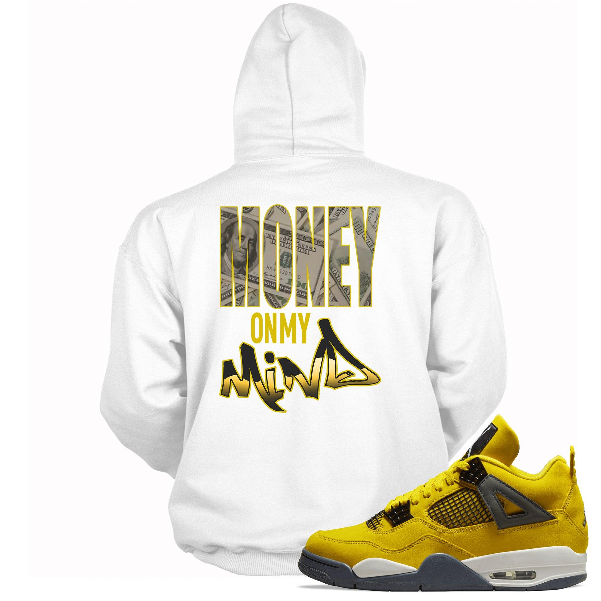 Money On My Mind Sneaker Sweatshirt AJ 4 Retro Lightning photo